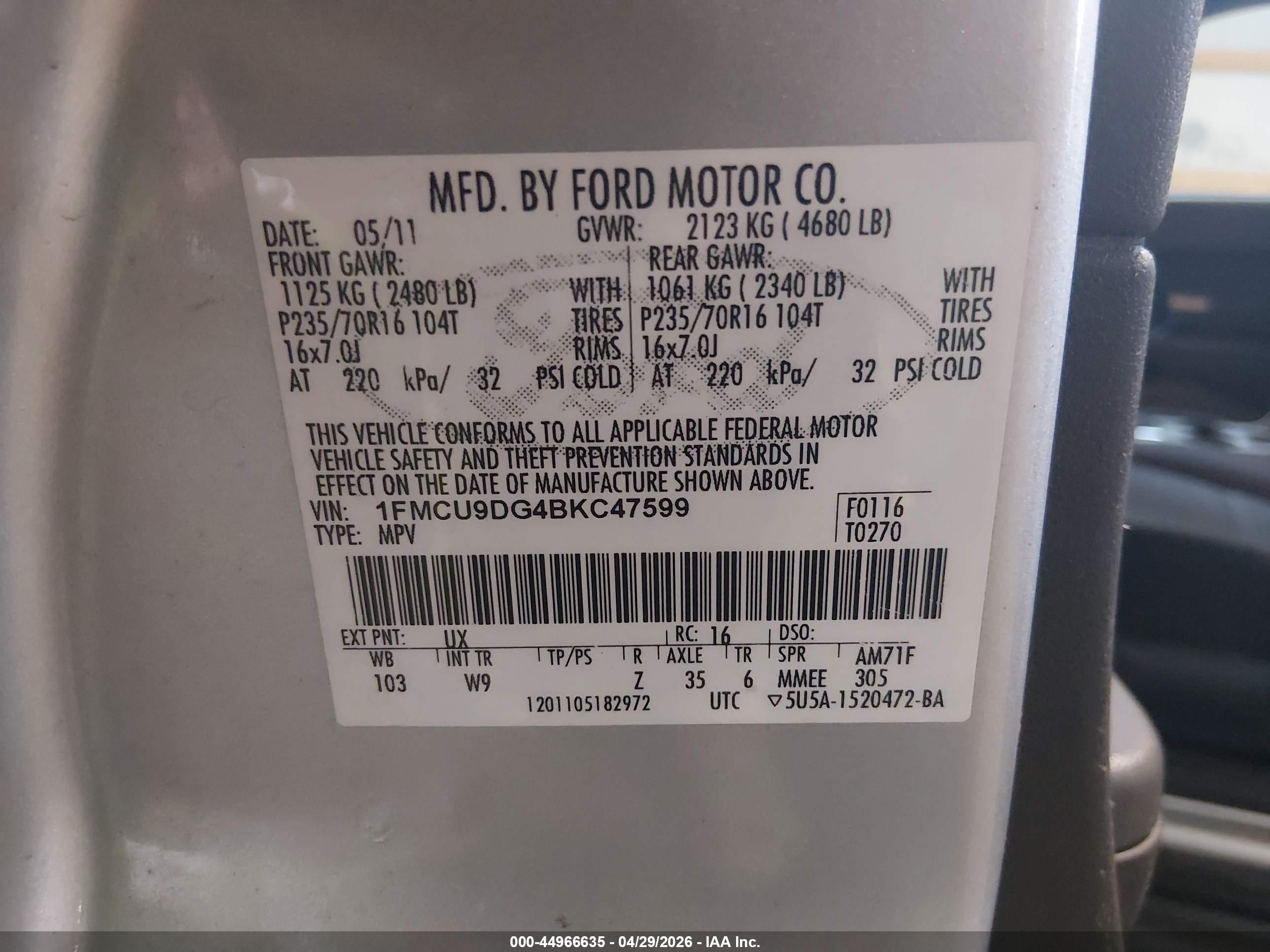 FORD ESCAPE image 9