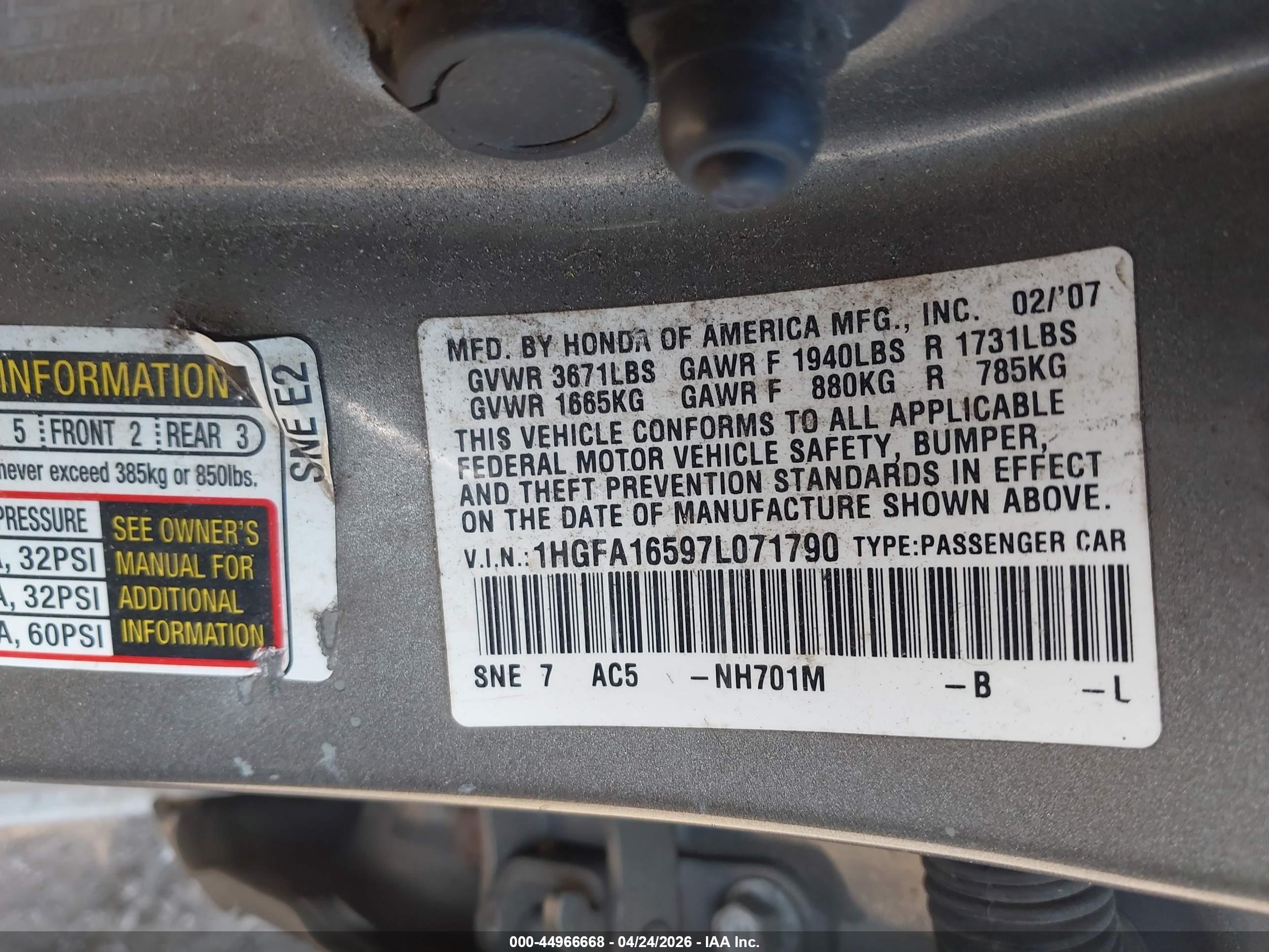HONDA CIVIC image 9