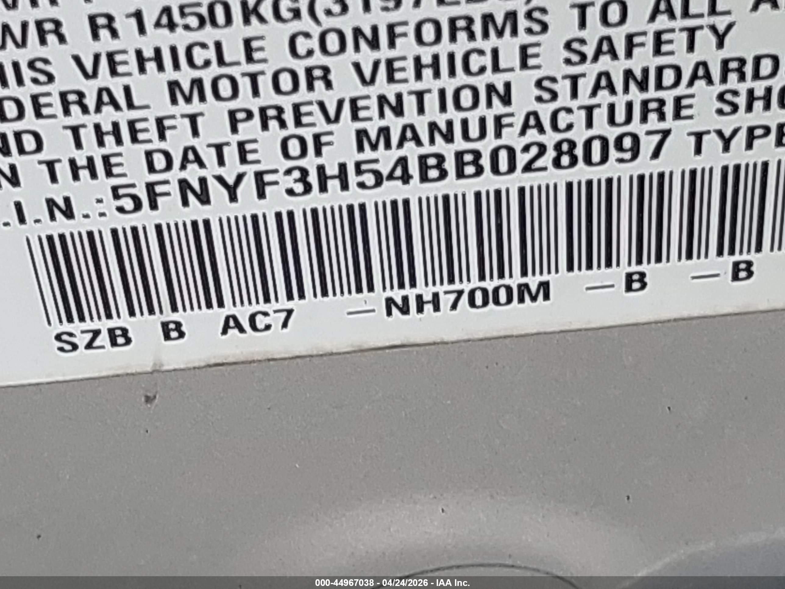 HONDA PILOT image 9
