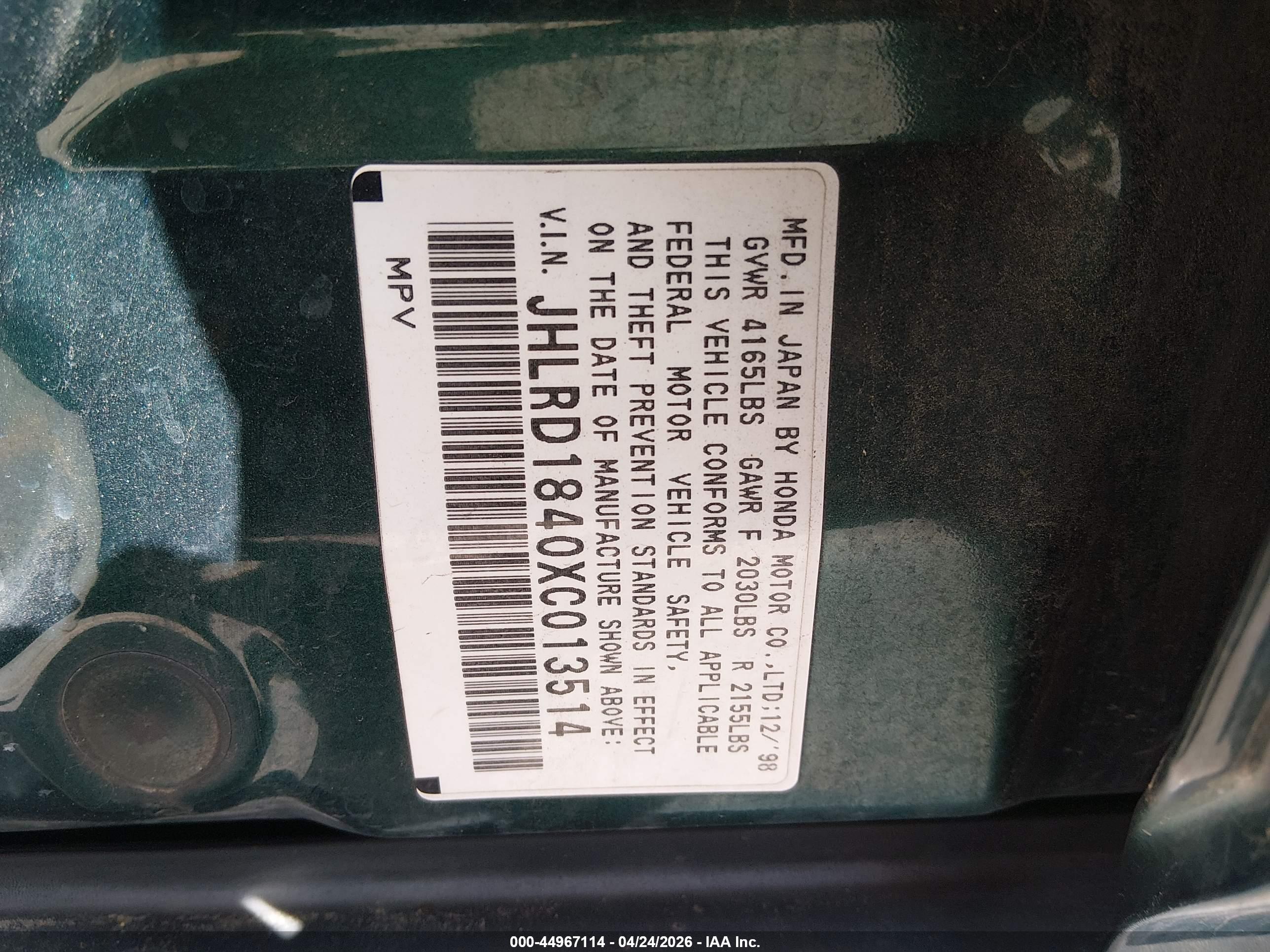 HONDA CR-V image 9