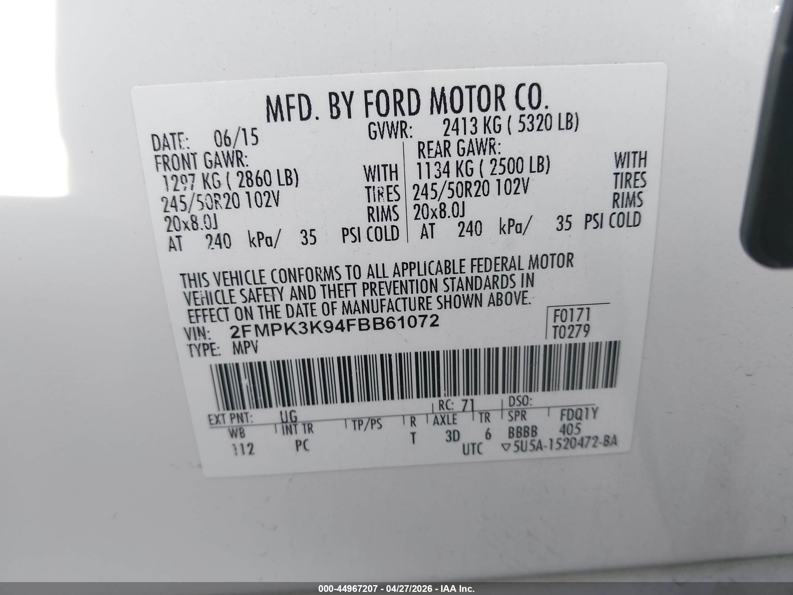 FORD EDGE image 9