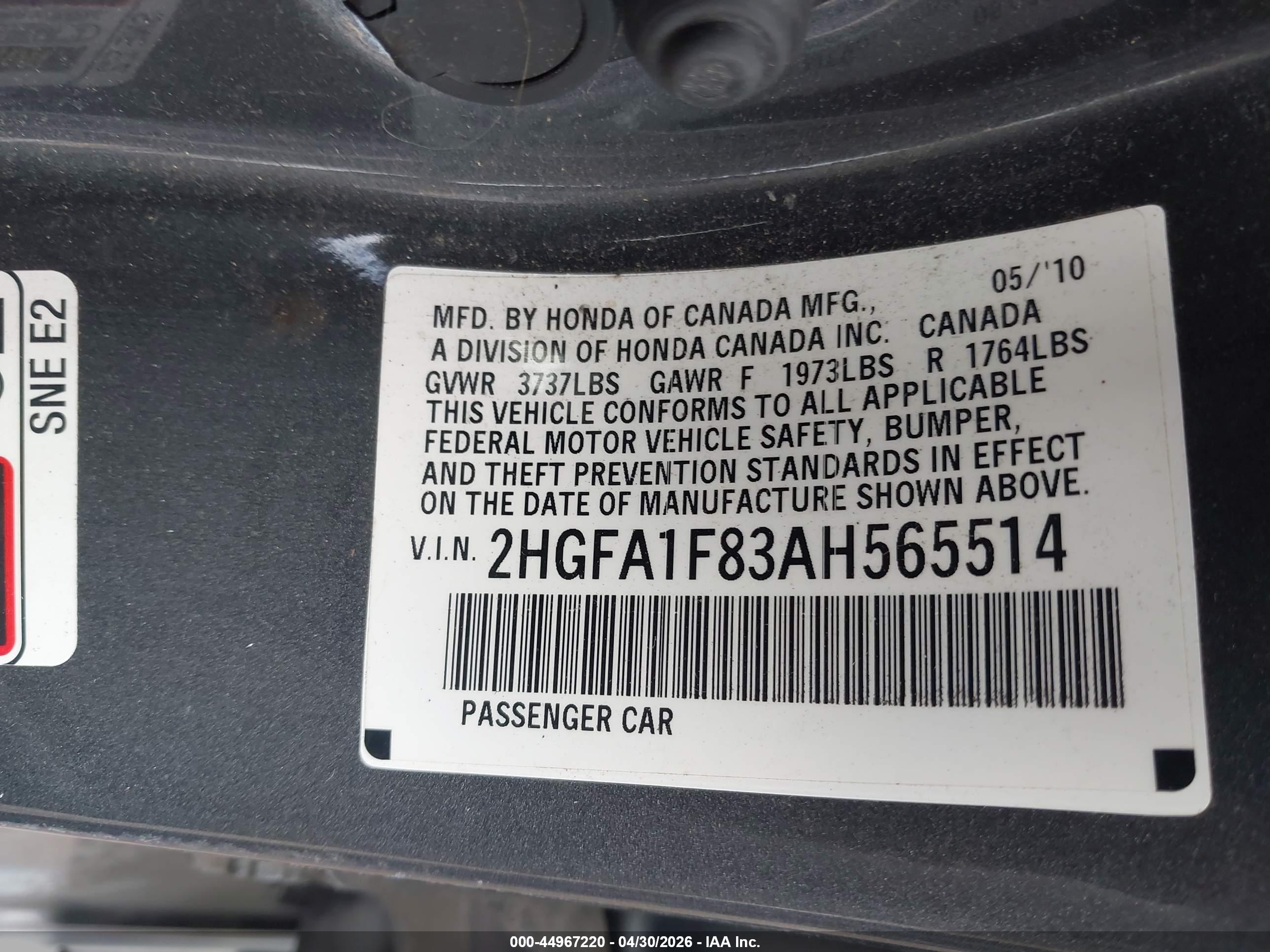 HONDA CIVIC image 9