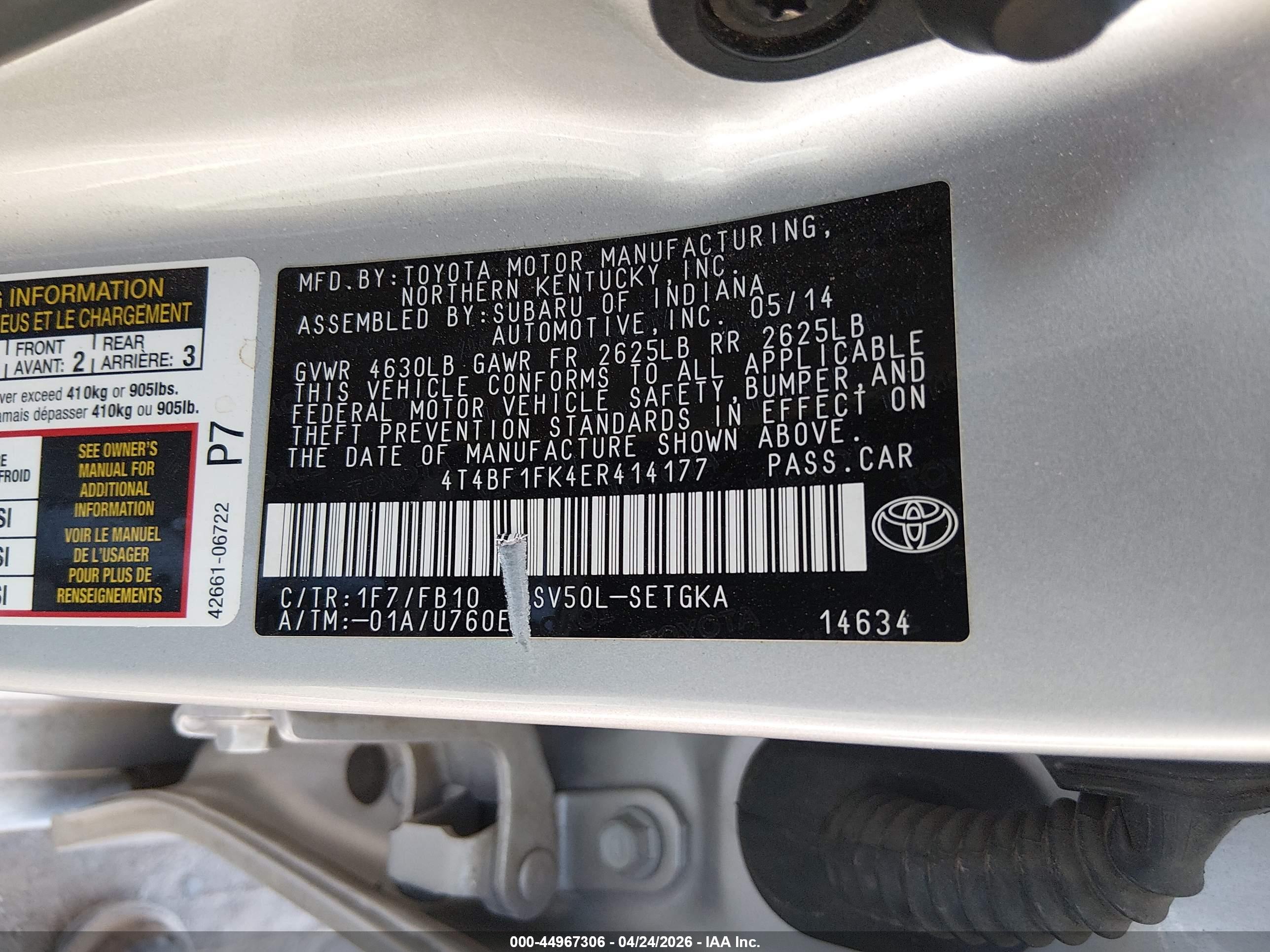 TOYOTA CAMRY image 9
