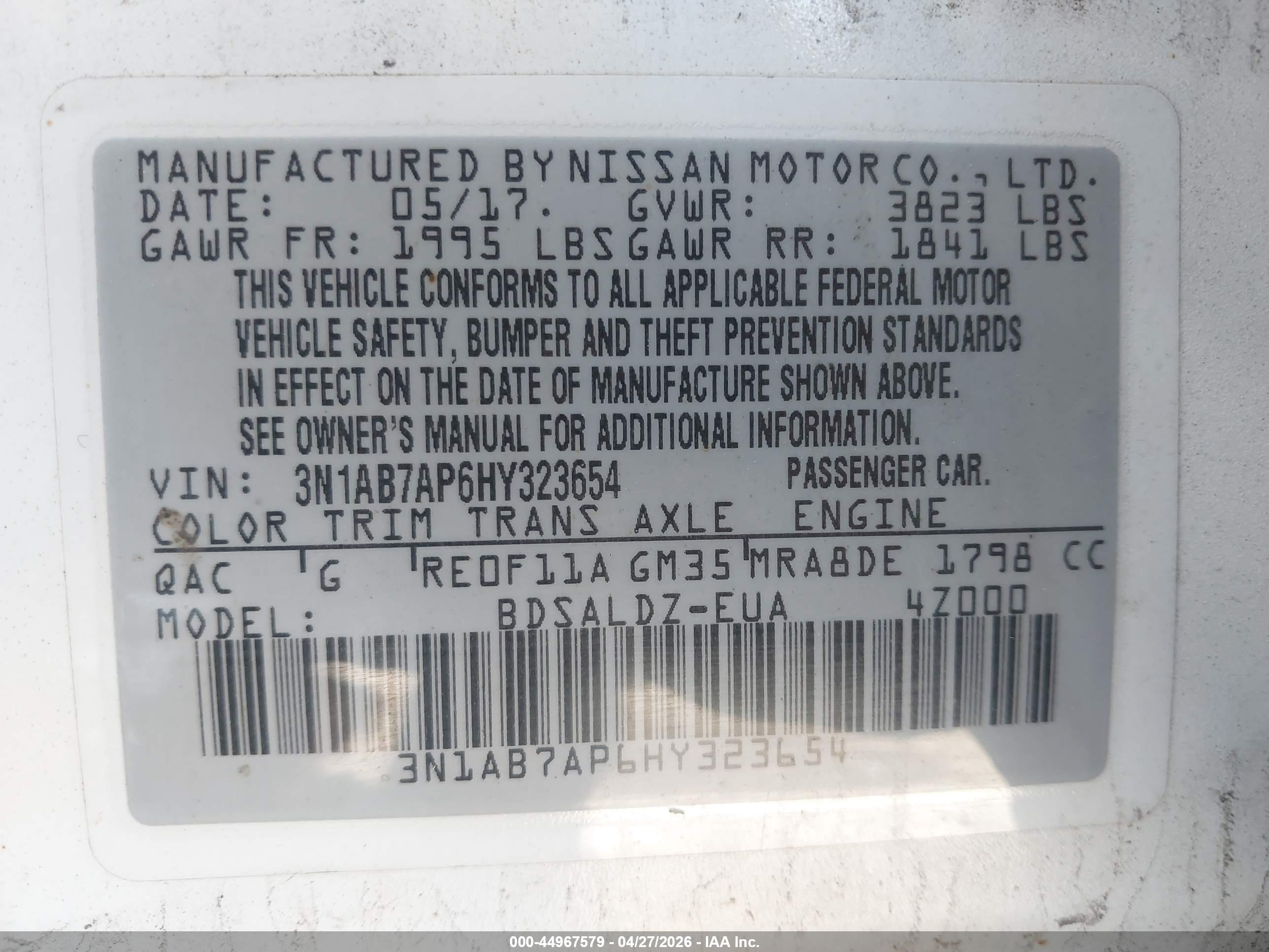 NISSAN SENTRA image 9
