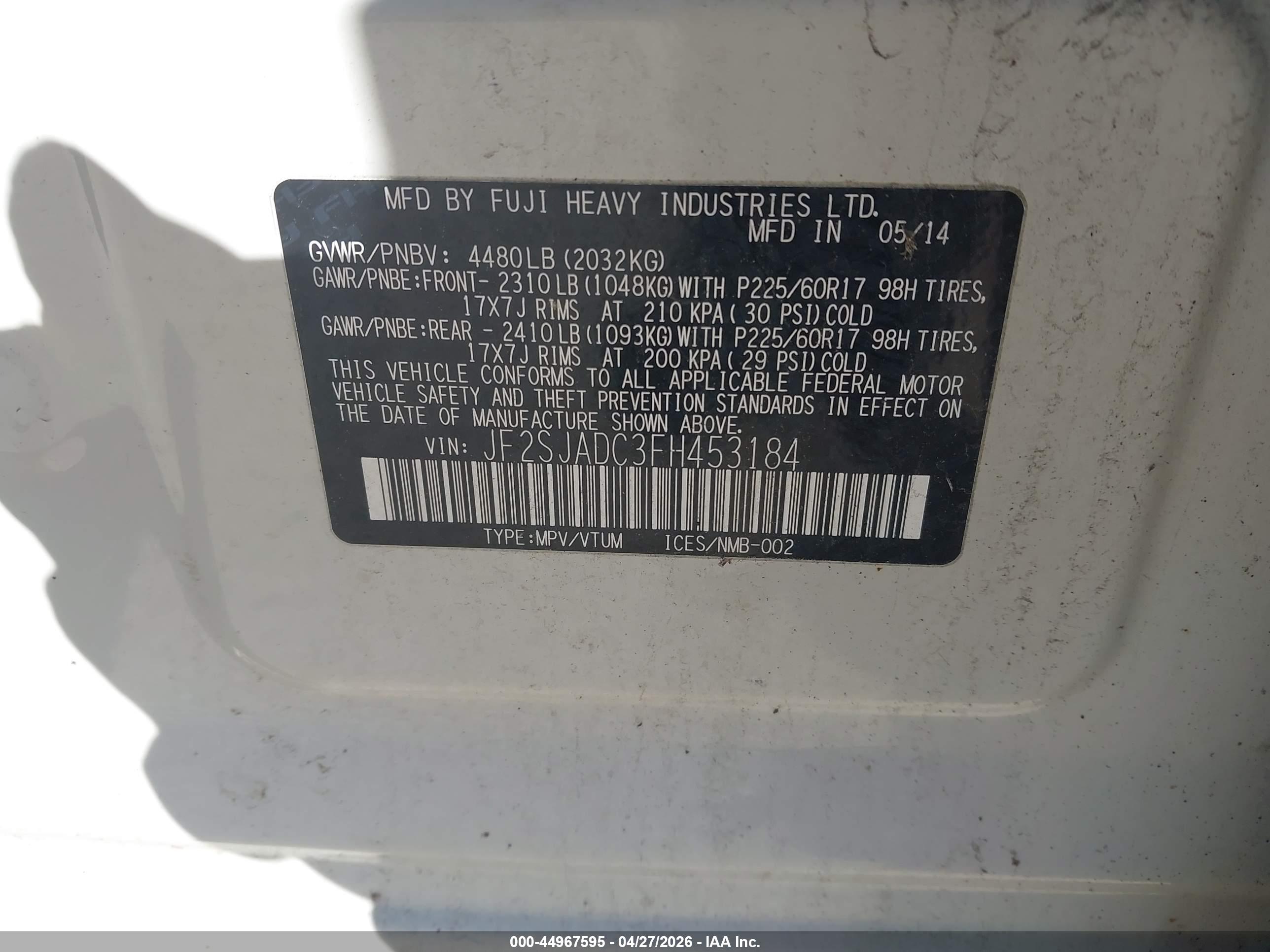 SUBARU FORESTER image 9