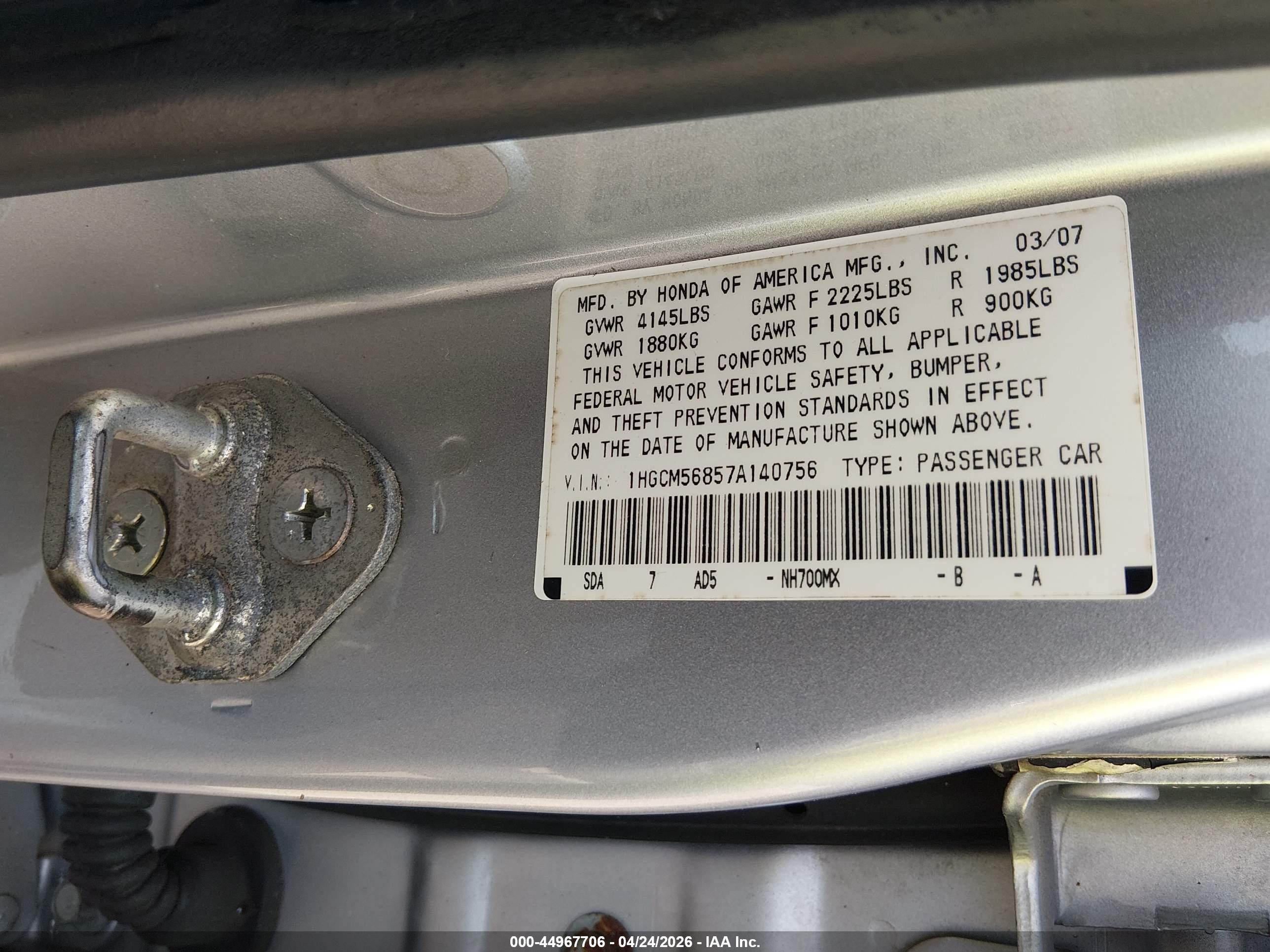 HONDA ACCORD image 9