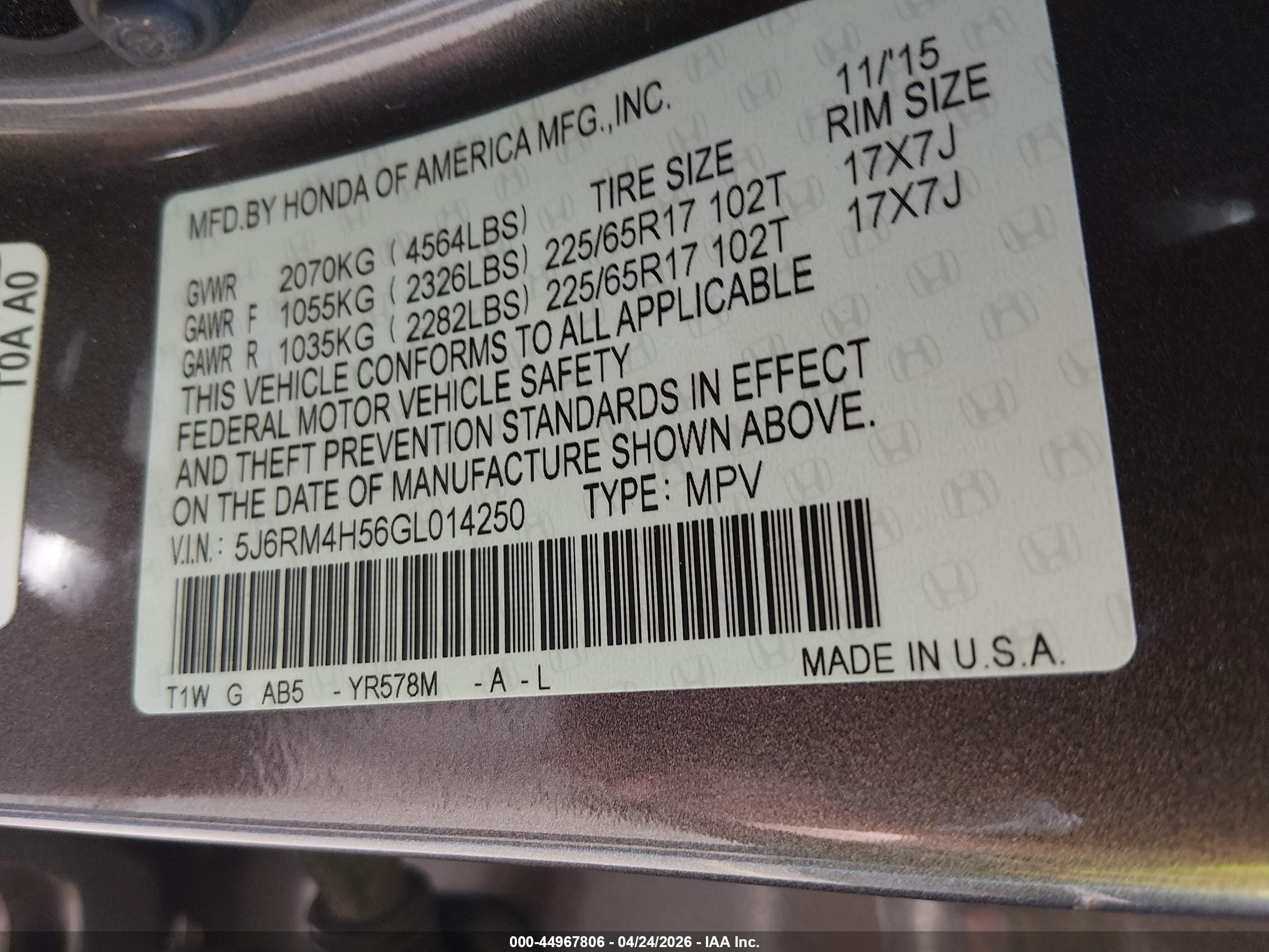 HONDA CR-V image 9