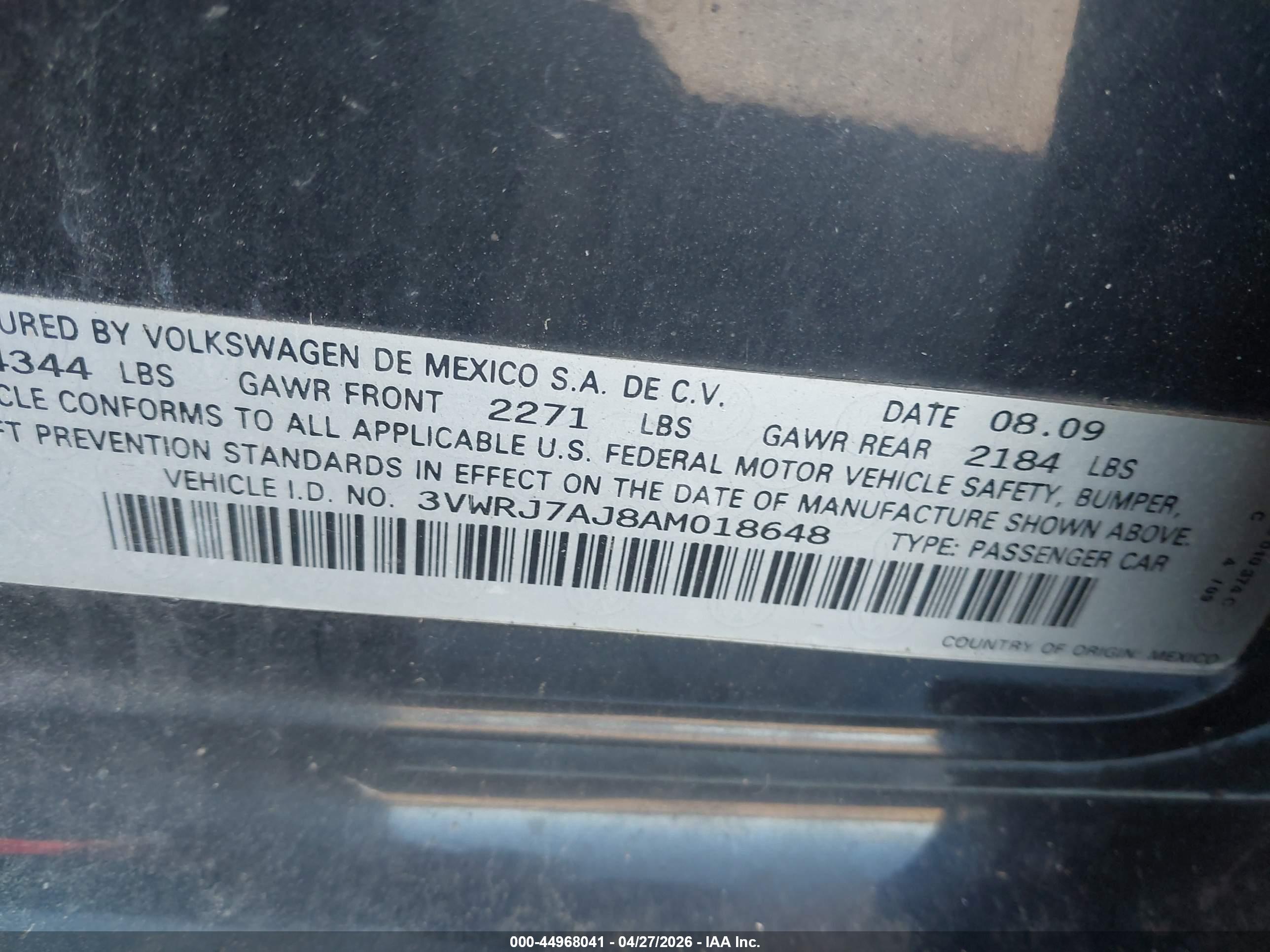 VOLKSWAGEN JETTA image 9