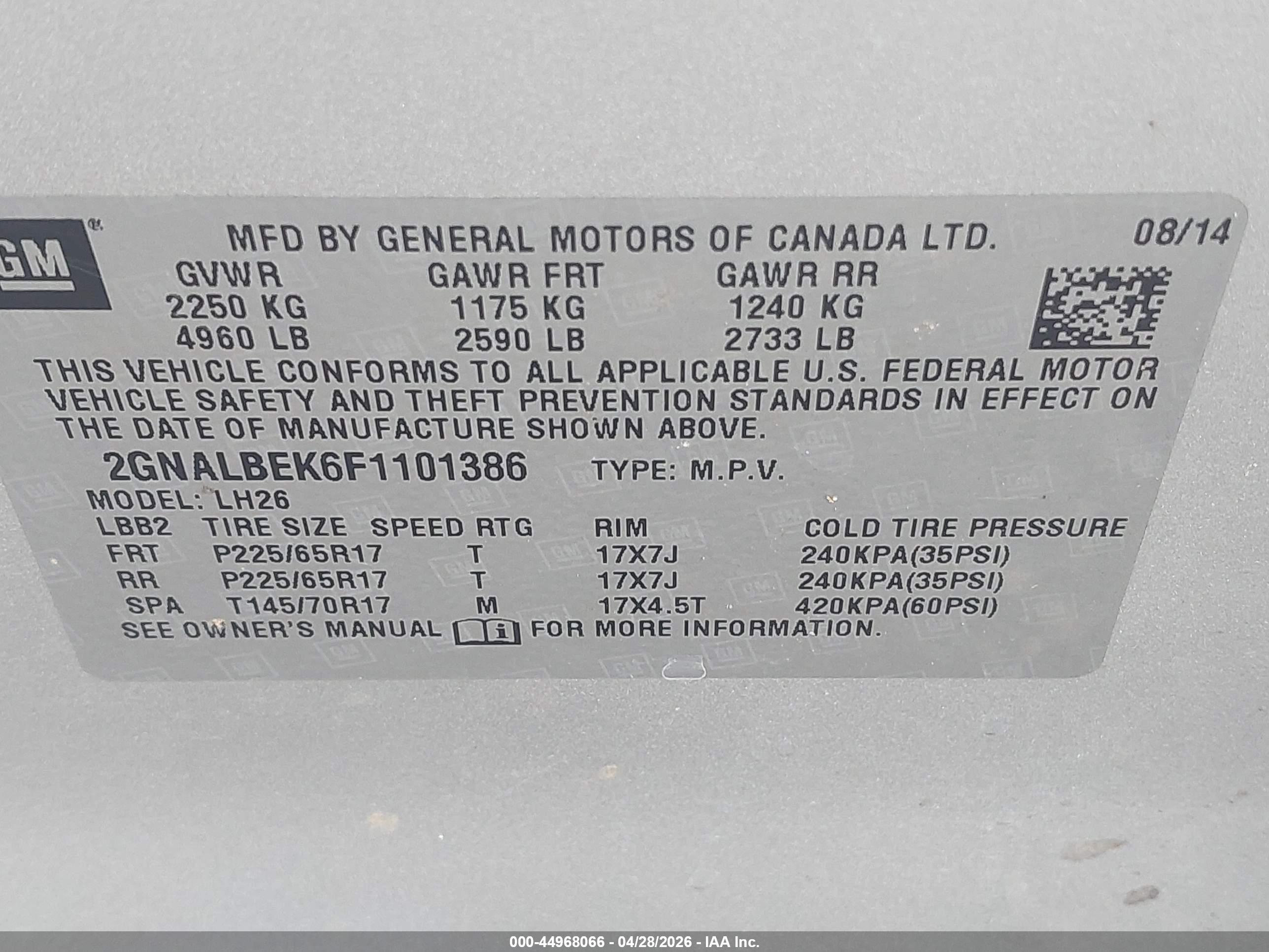 CHEVROLET EQUINOX image 9