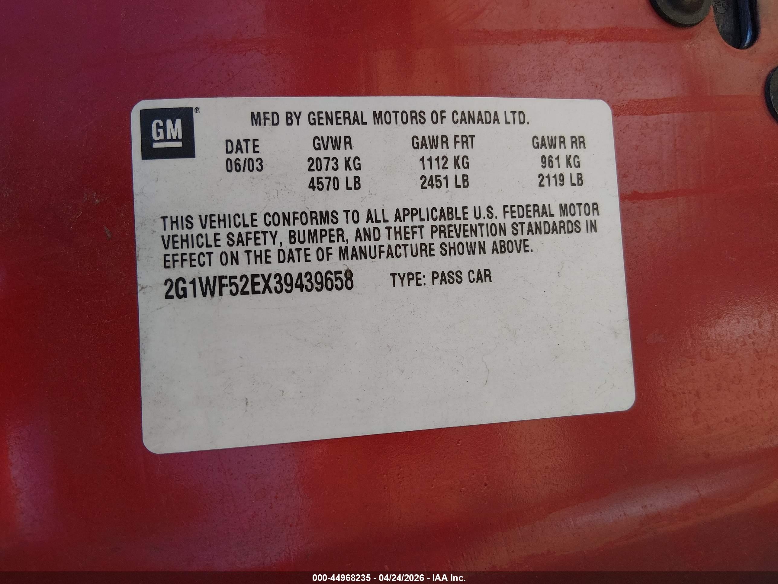 CHEVROLET IMPALA image 9