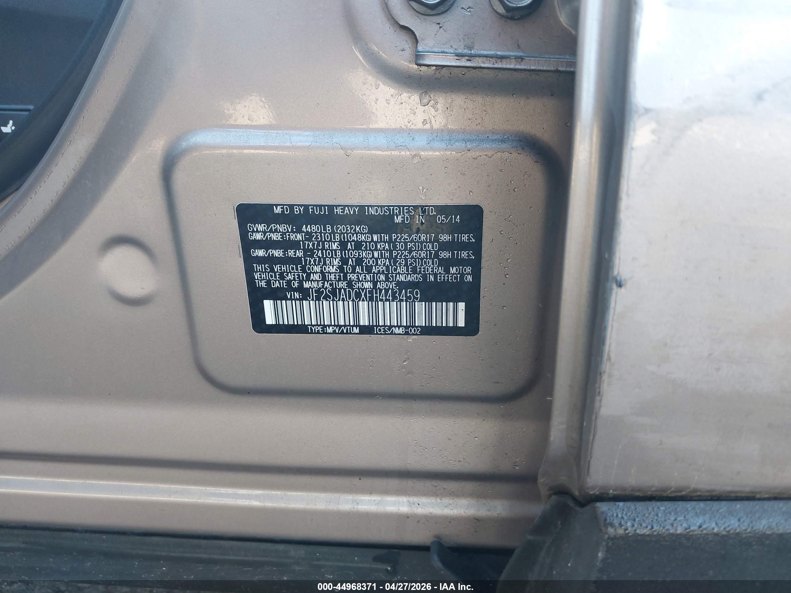 SUBARU FORESTER image 9