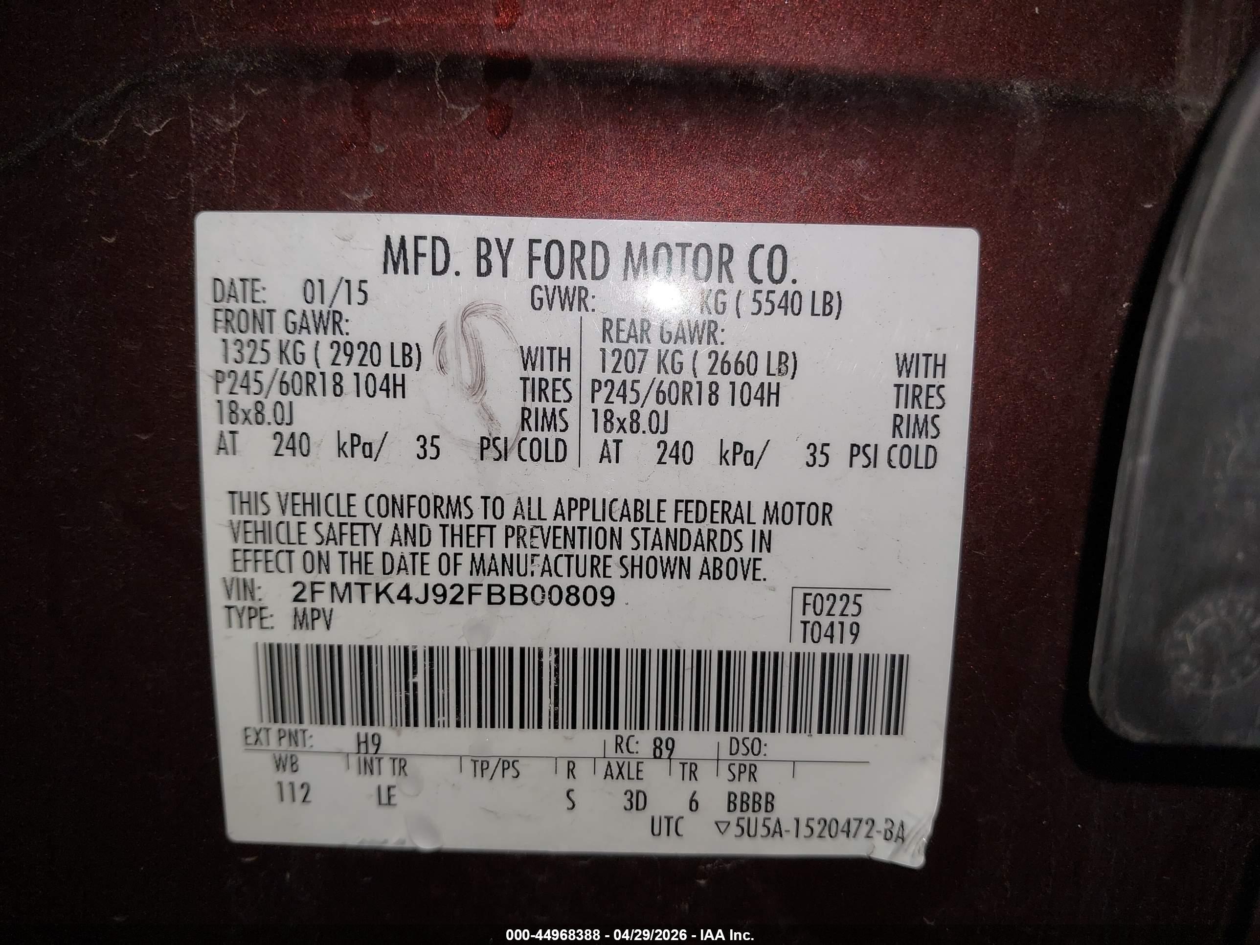 FORD EDGE image 9