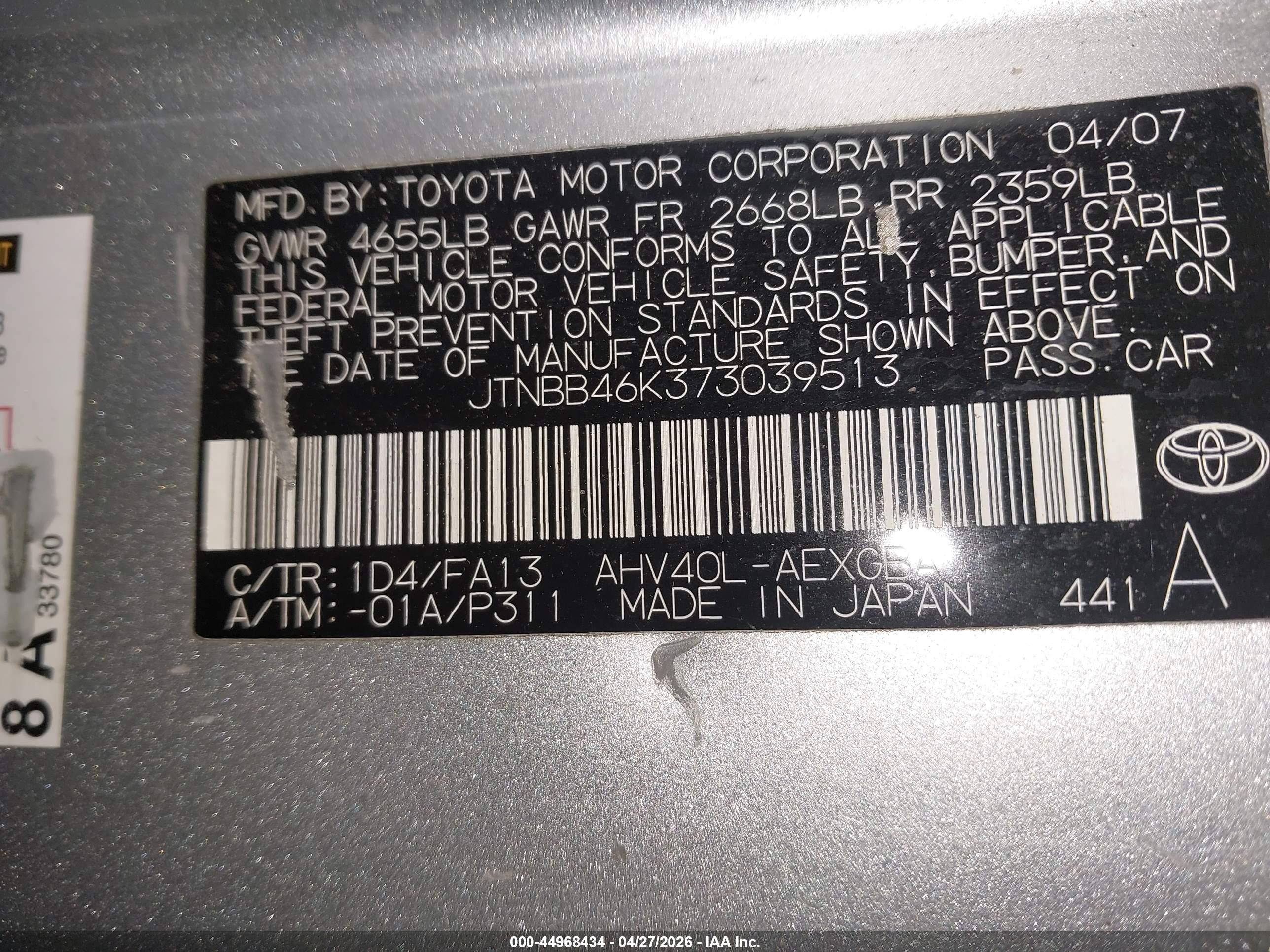 TOYOTA CAMRY image 9