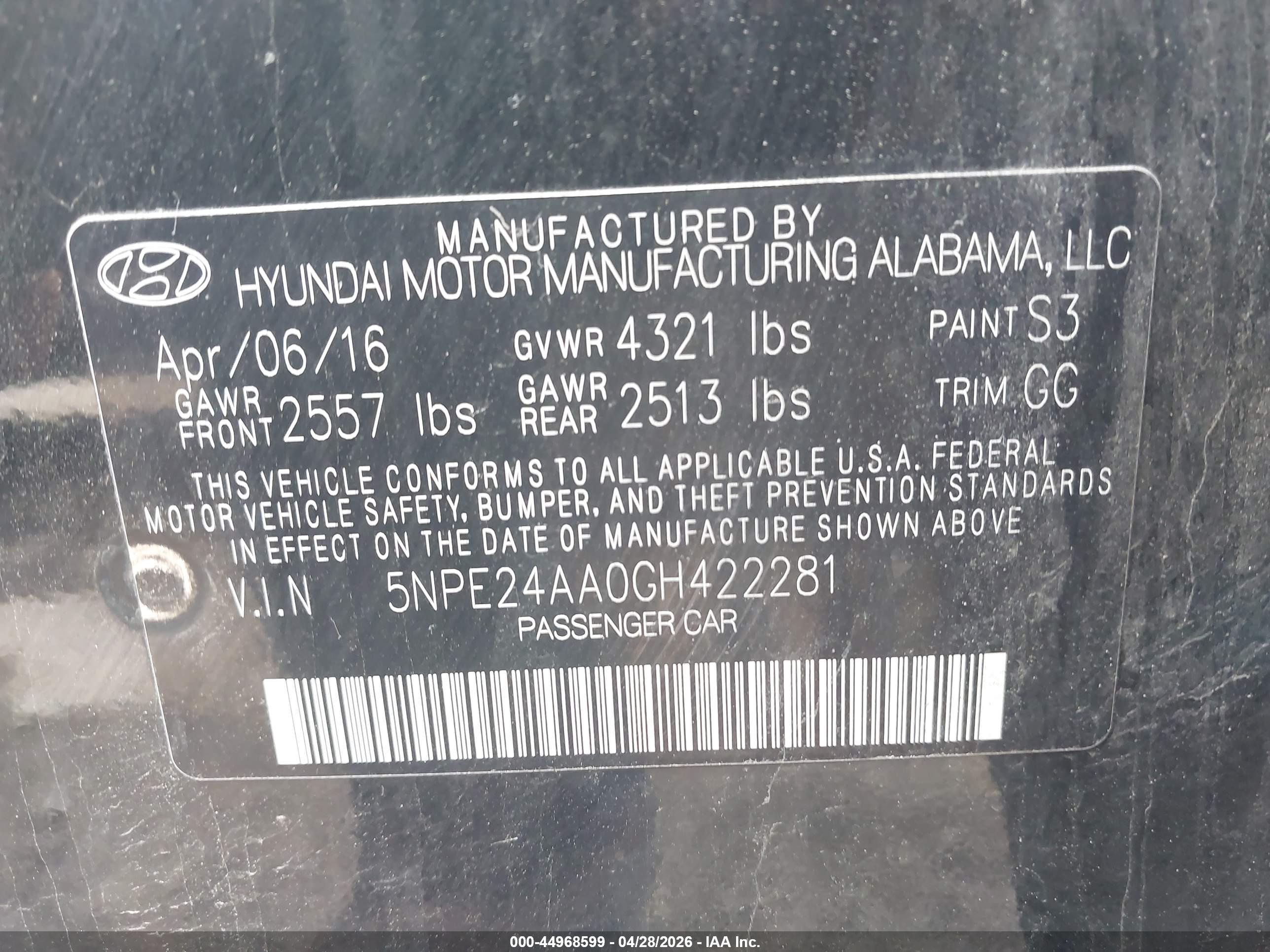 HYUNDAI SONATA image 9