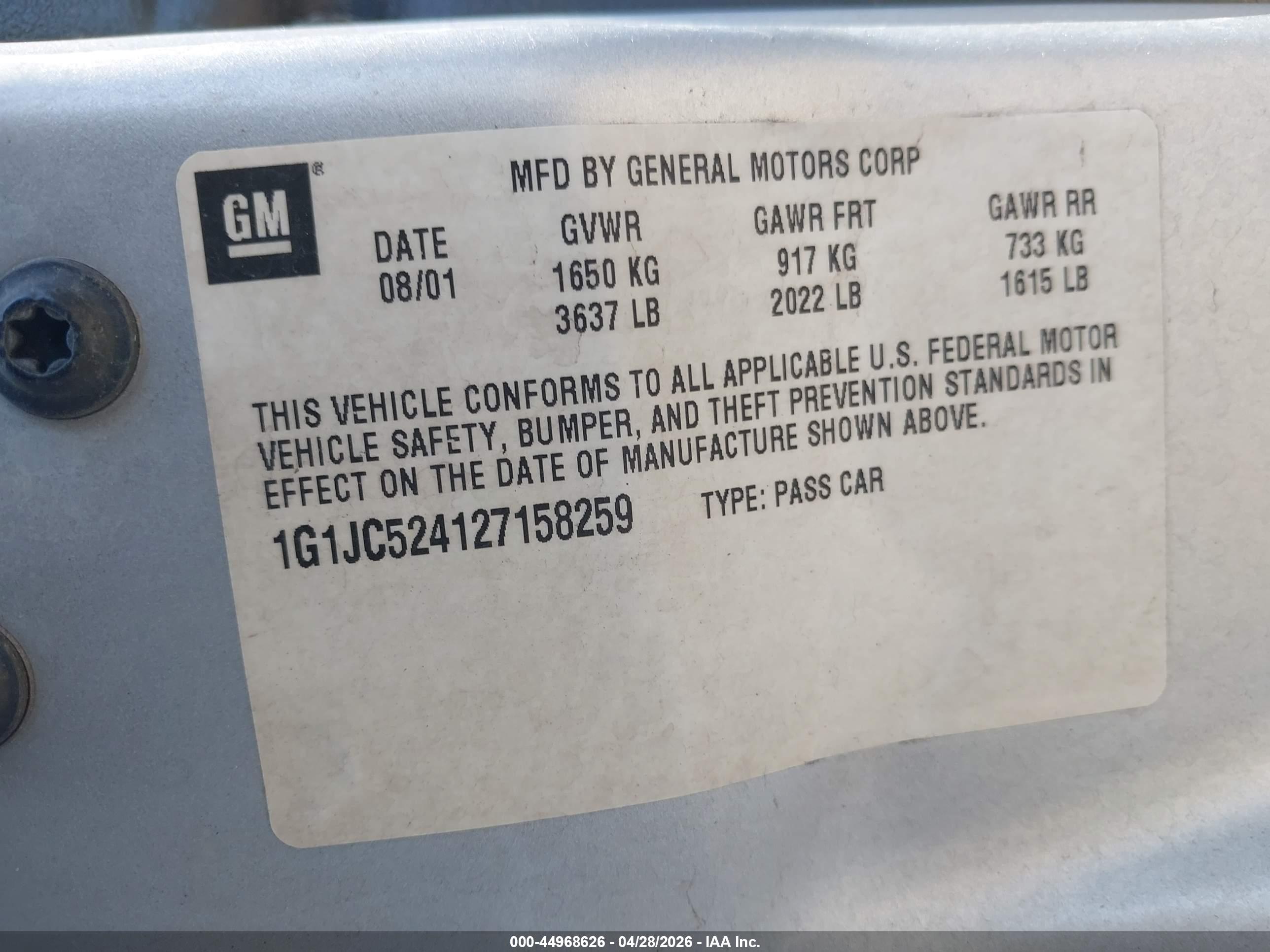 CHEVROLET CAVALIER image 9