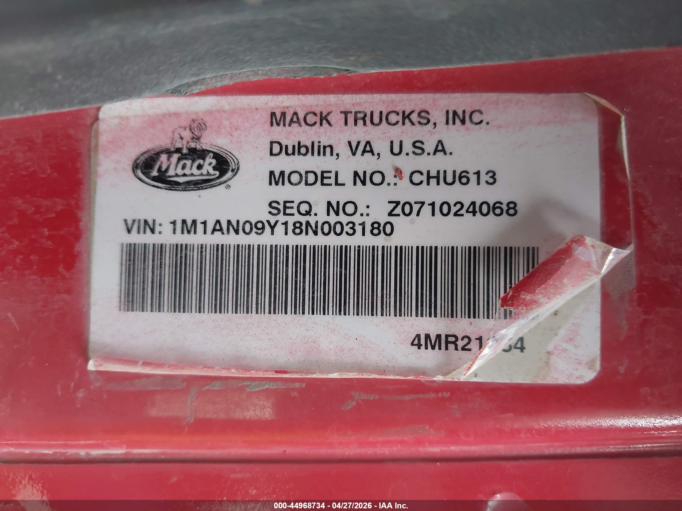 MACK 600 image 9