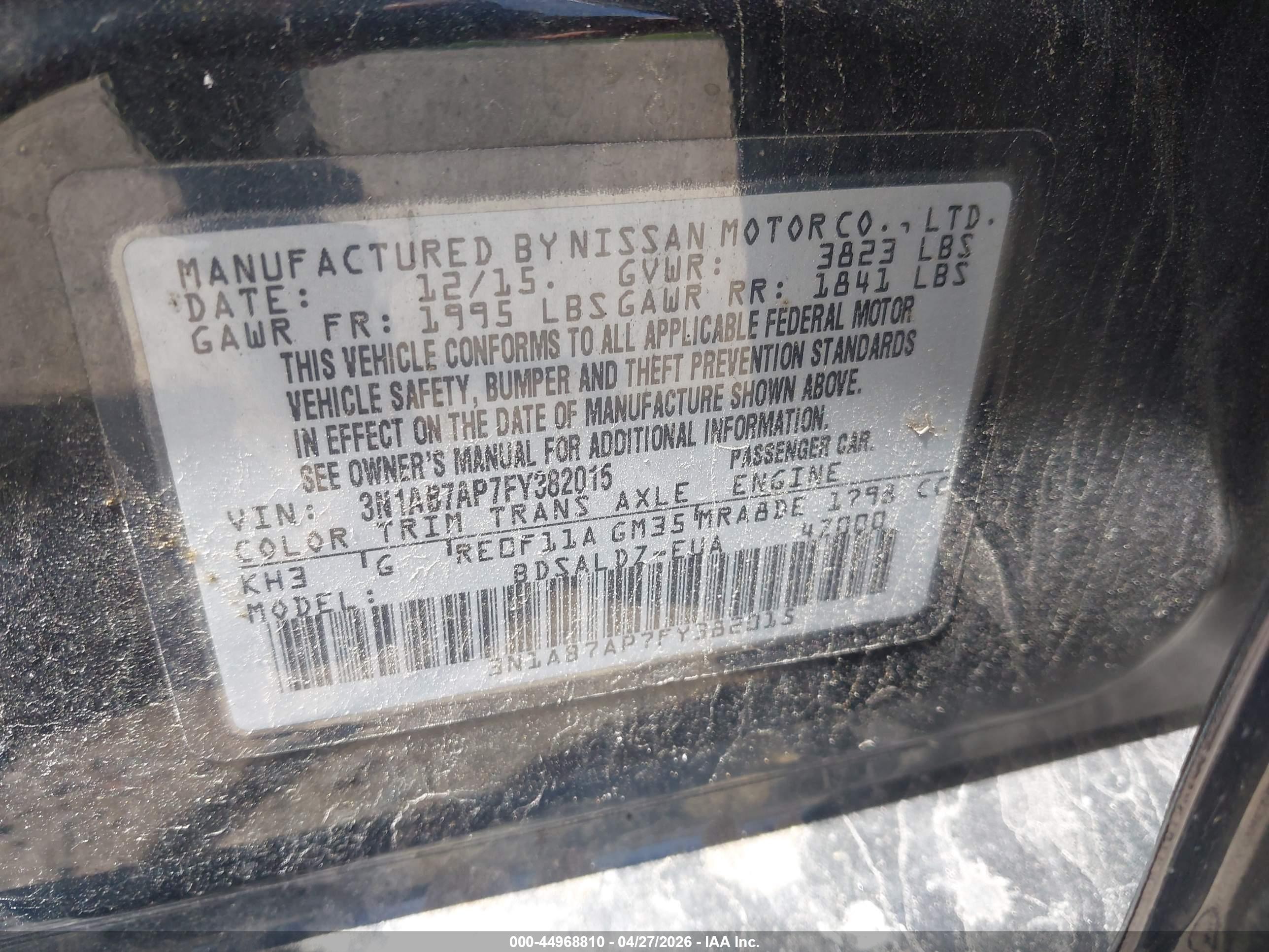 NISSAN SENTRA image 9