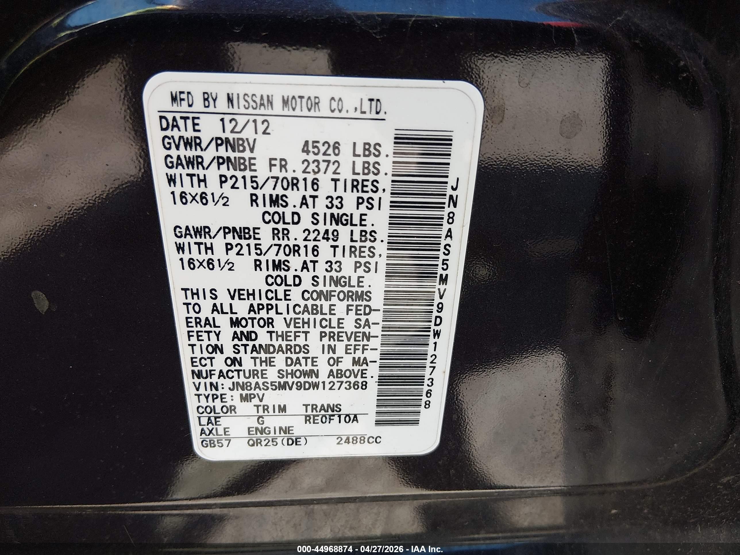 NISSAN ROGUE image 9