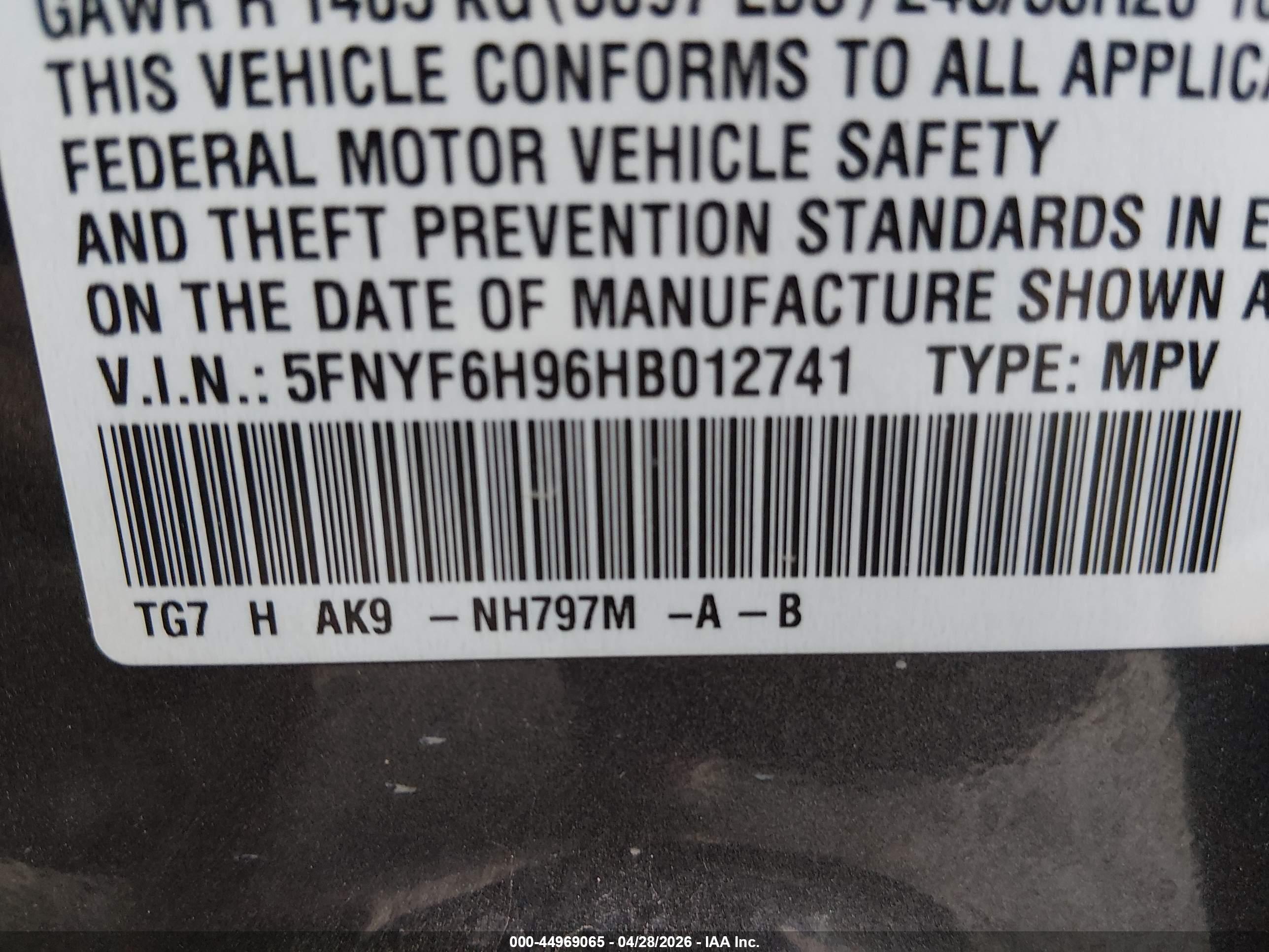 HONDA PILOT image 9