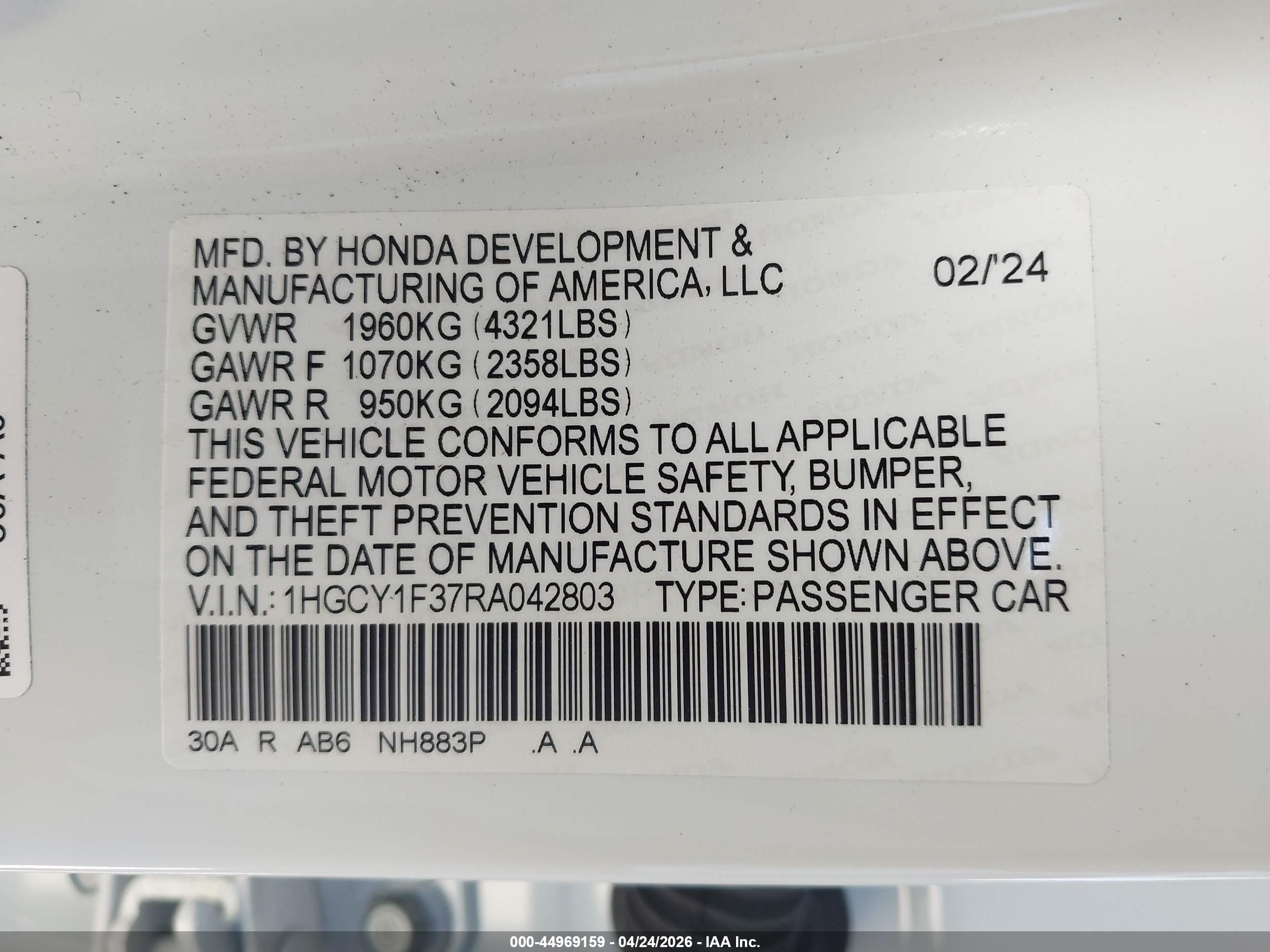 HONDA ACCORD image 9