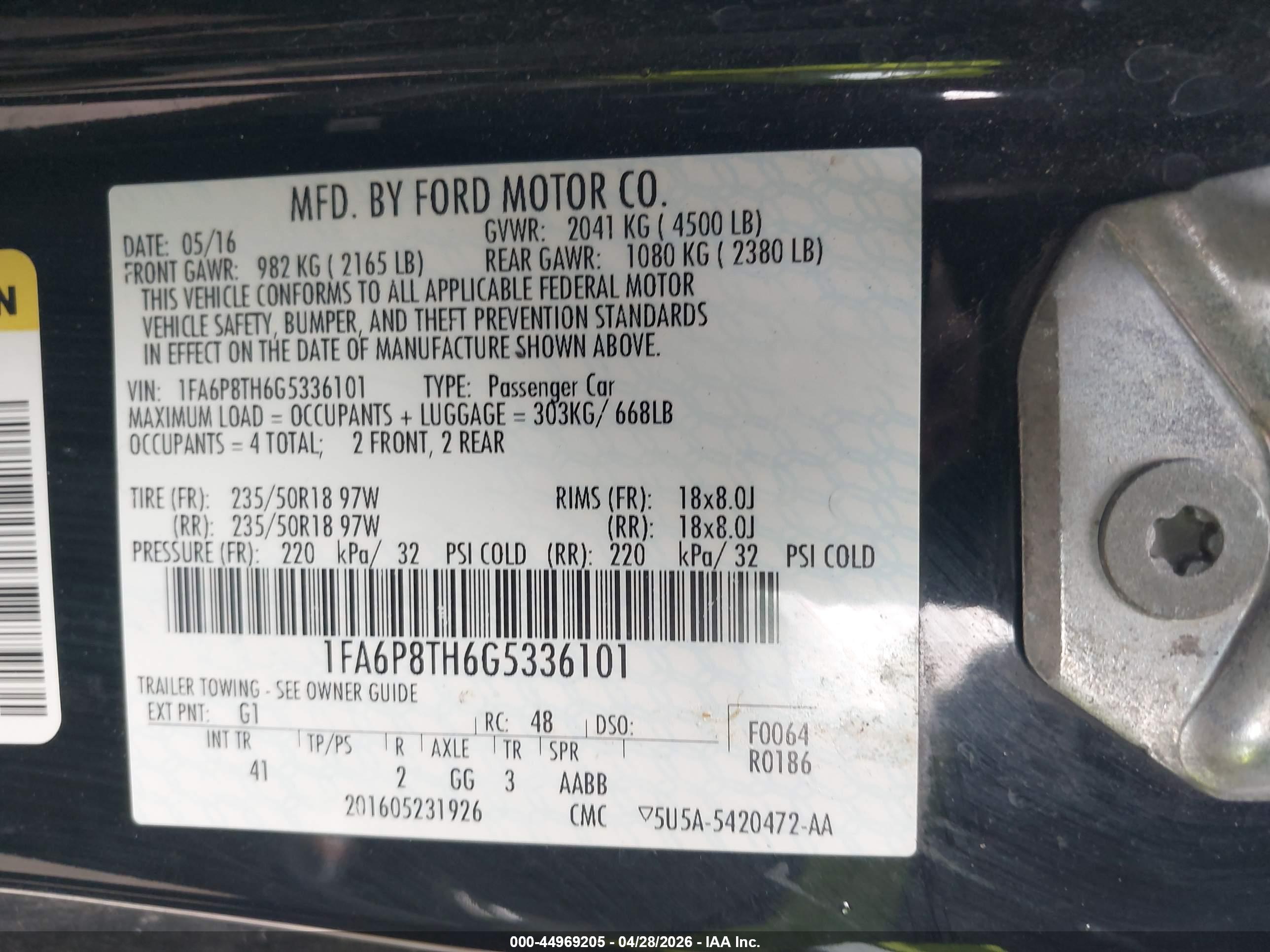 FORD MUSTANG image 9