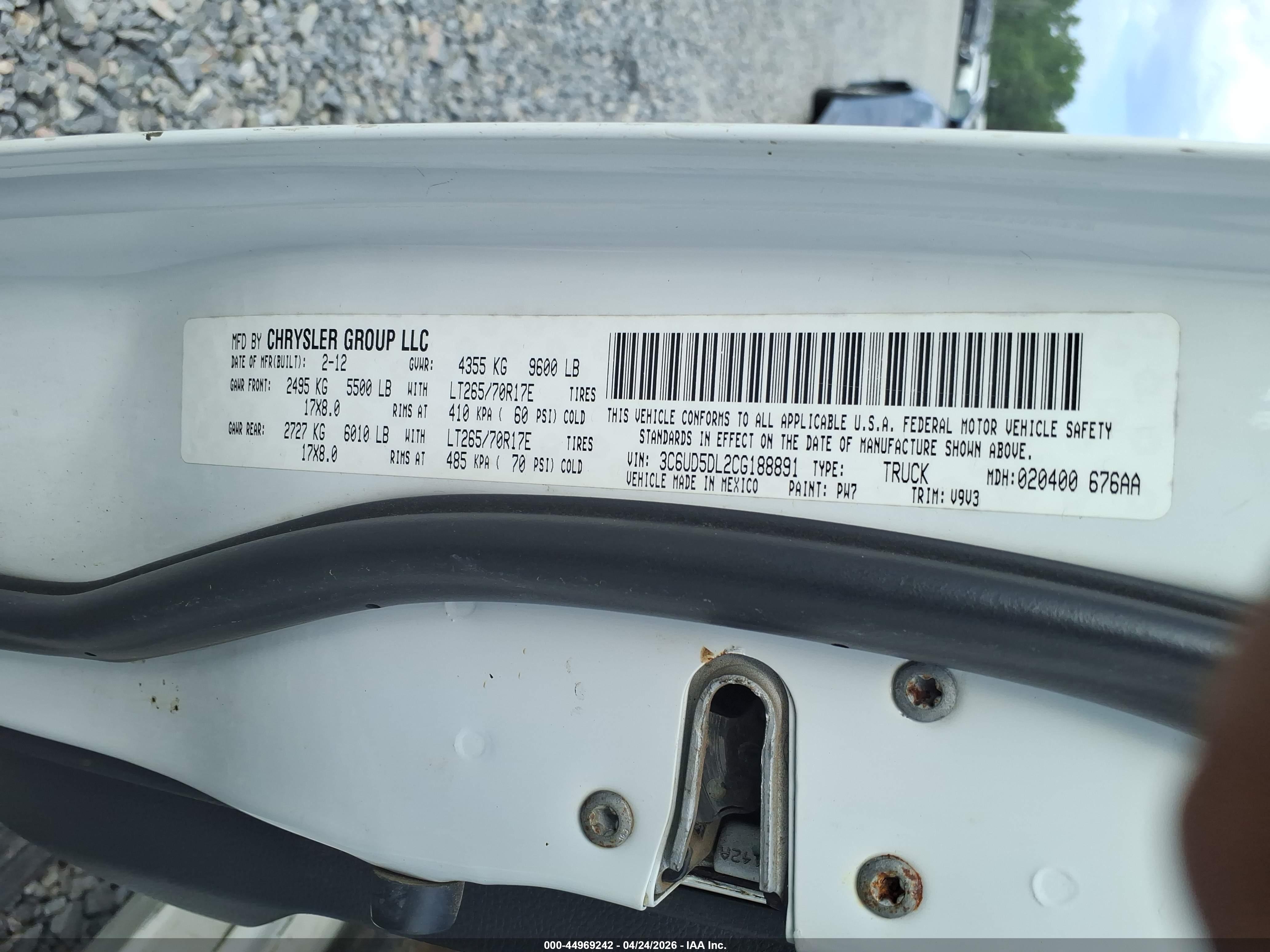 RAM 2500 image 9