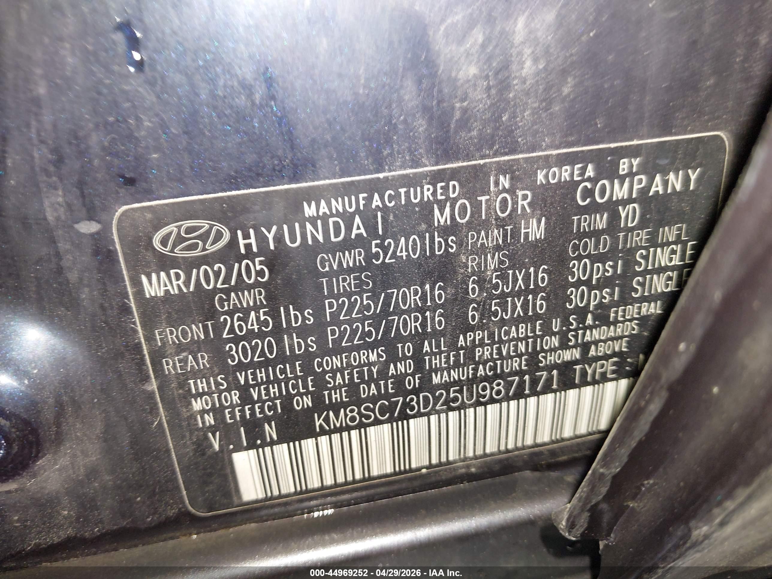 HYUNDAI SANTA image 9