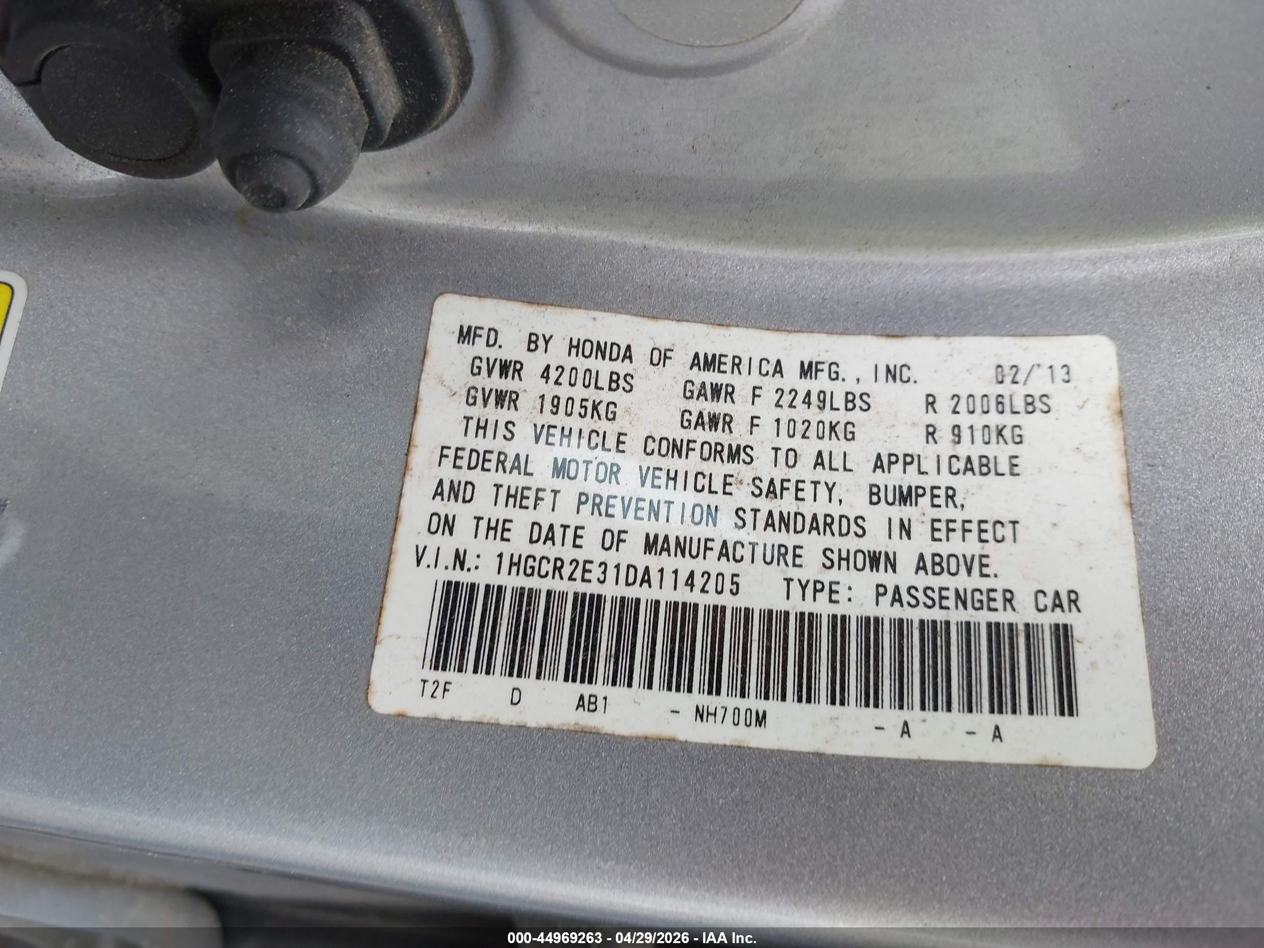 HONDA ACCORD image 9