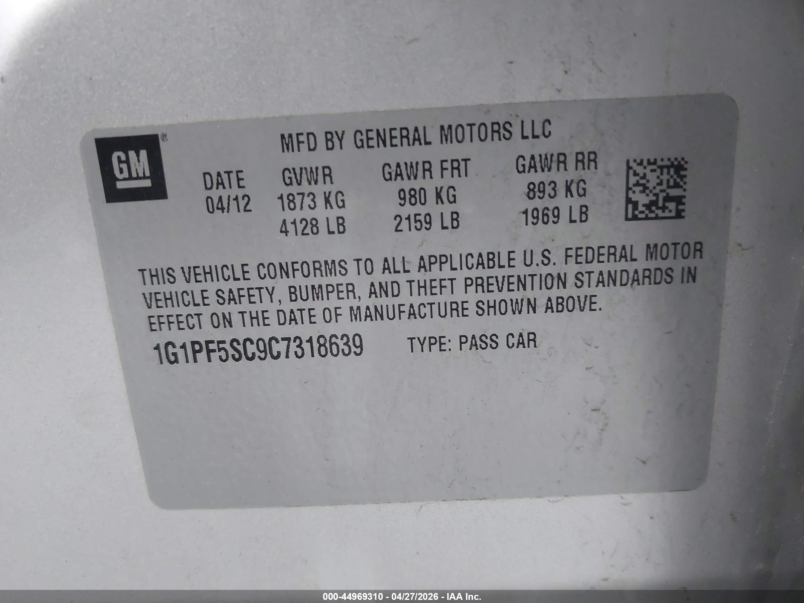 CHEVROLET CRUZE image 9