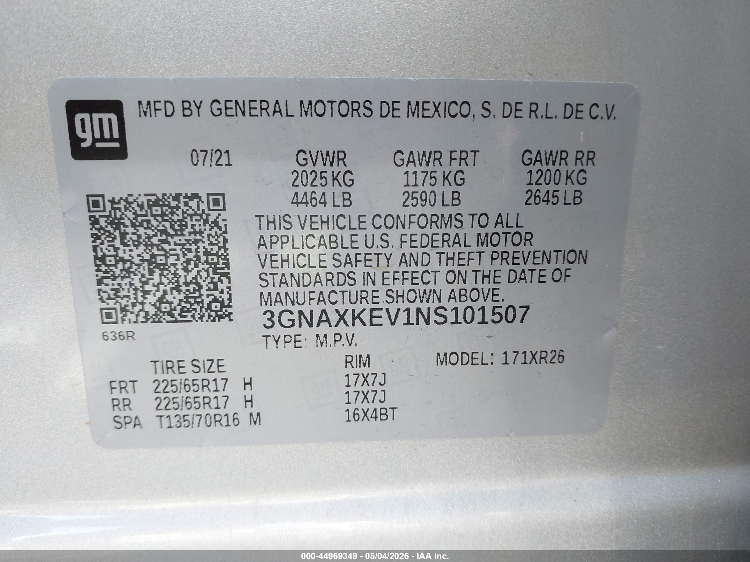 CHEVROLET EQUINOX image 9