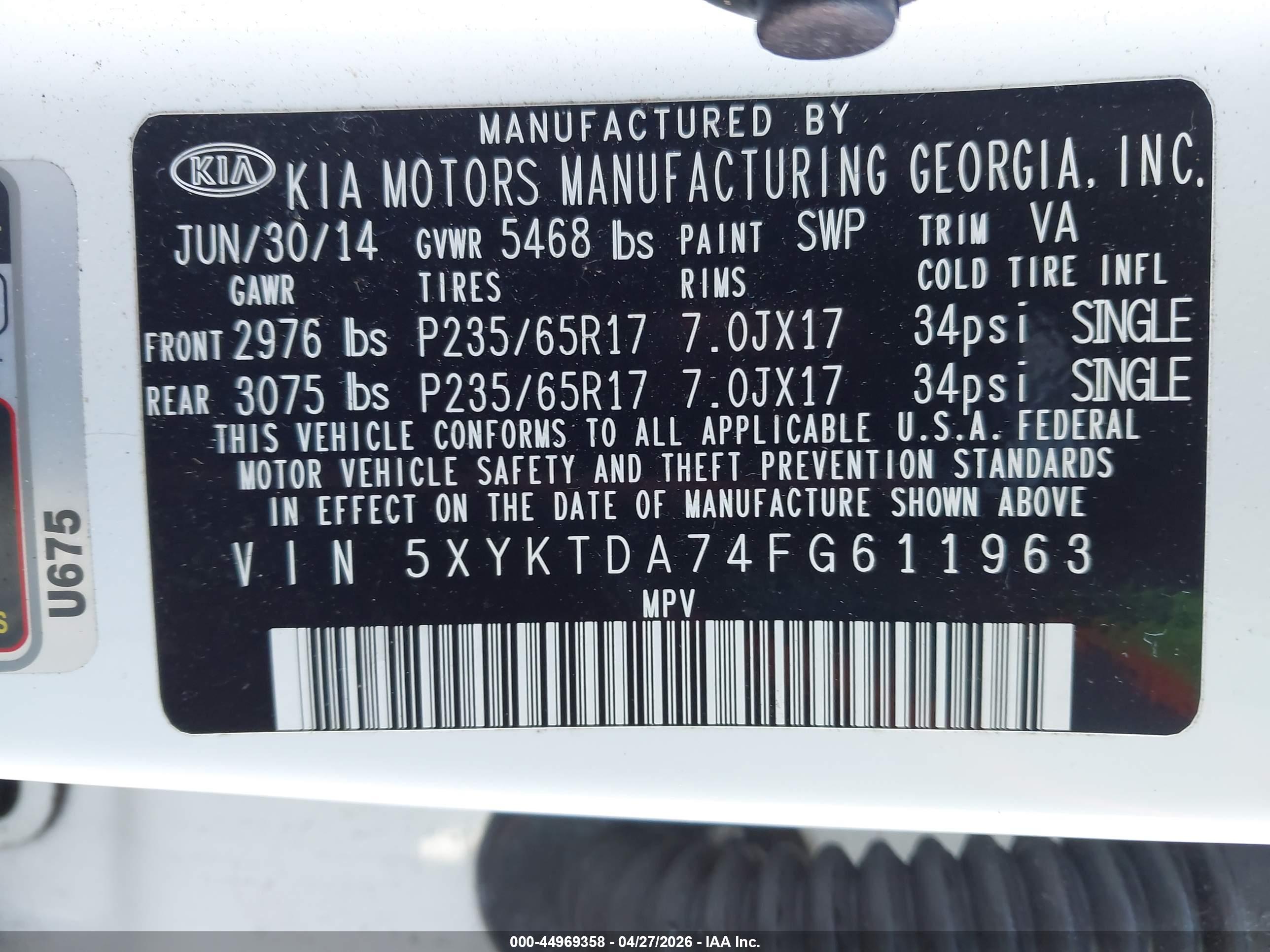 KIA SORENTO image 9
