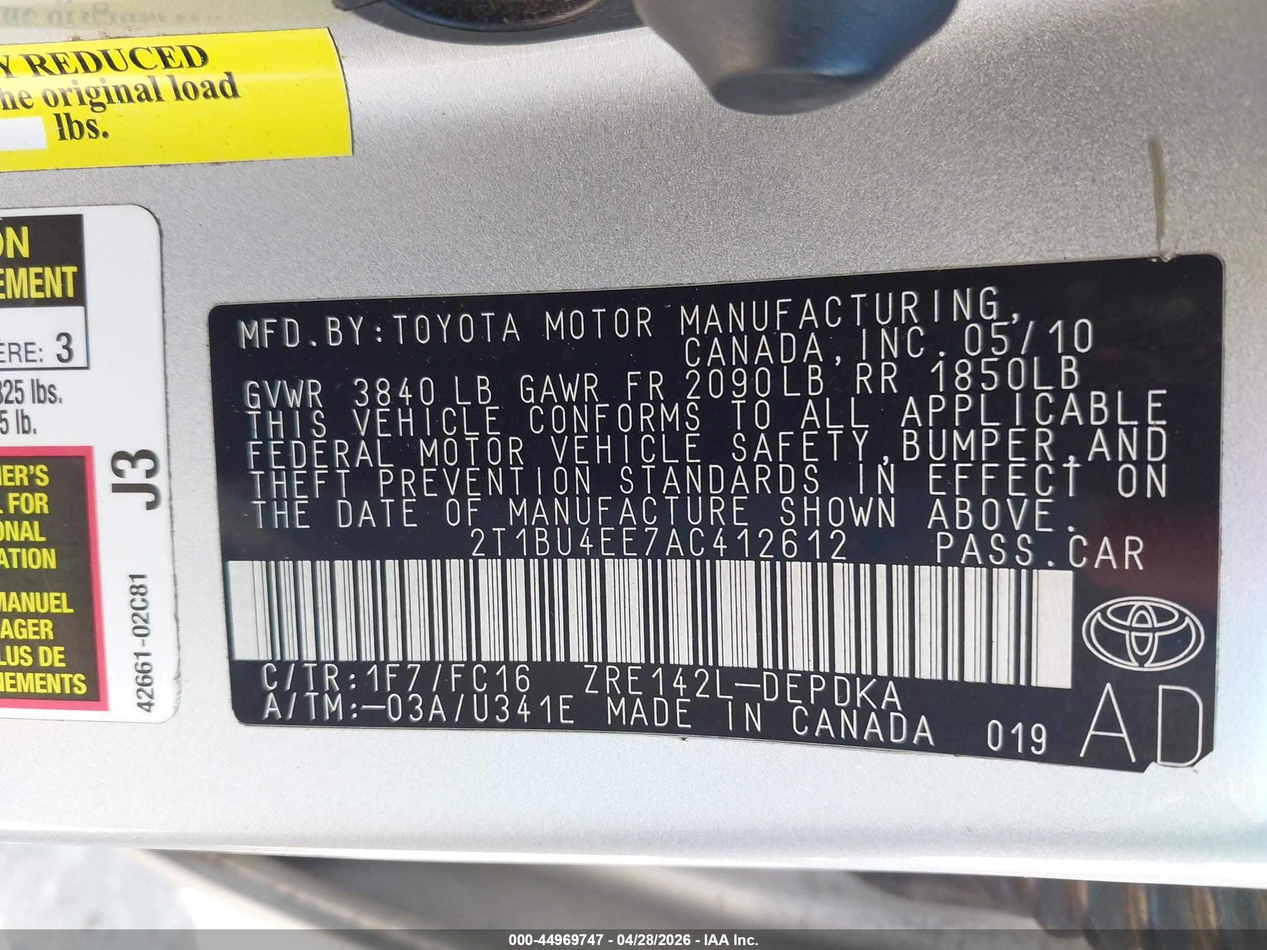 TOYOTA COROLLA image 9