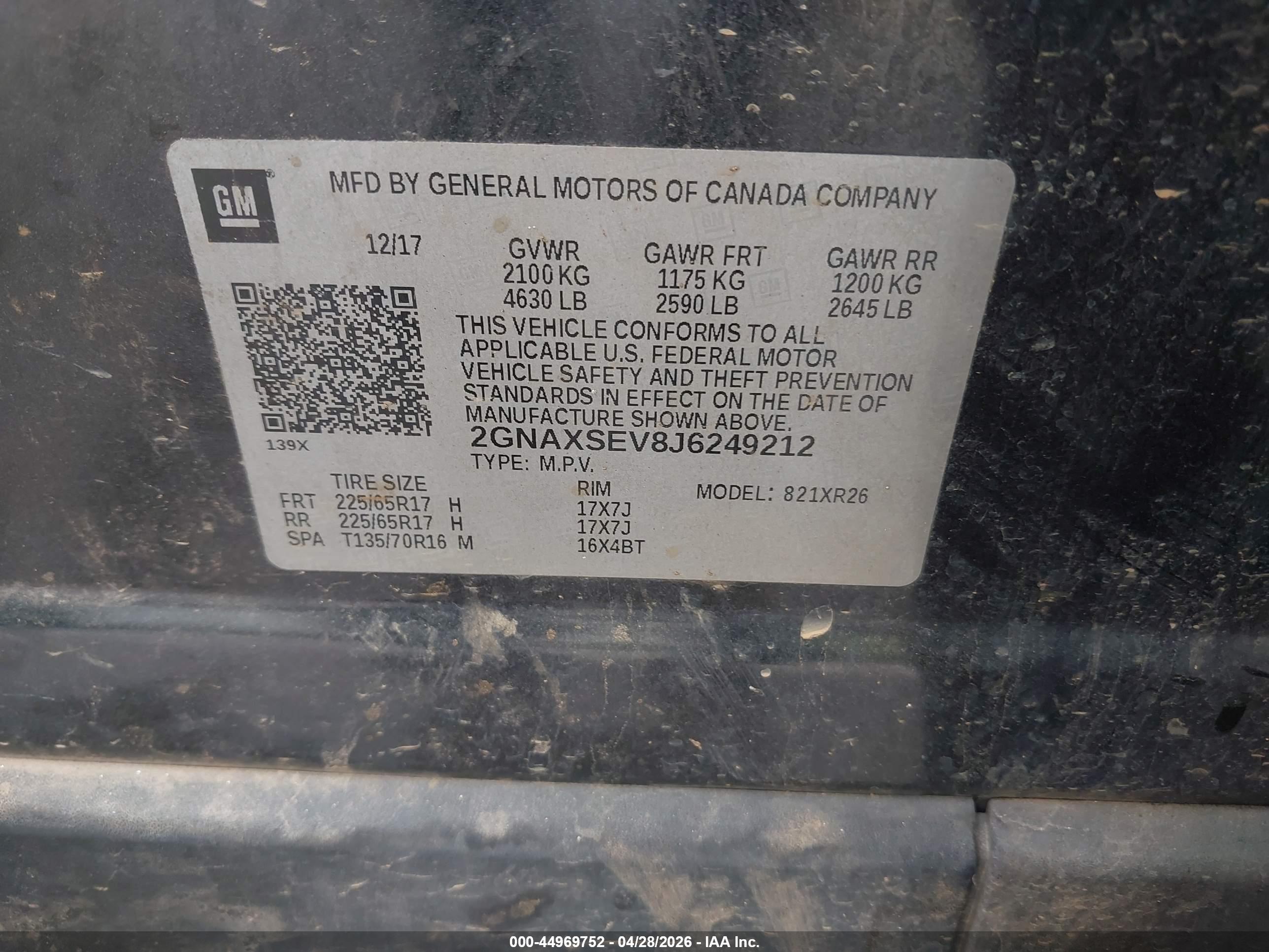 CHEVROLET EQUINOX image 9