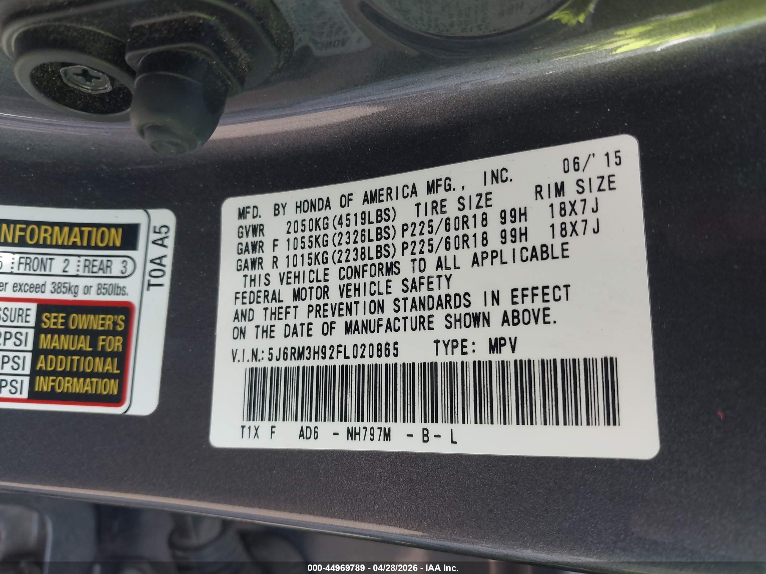 HONDA CR-V image 9