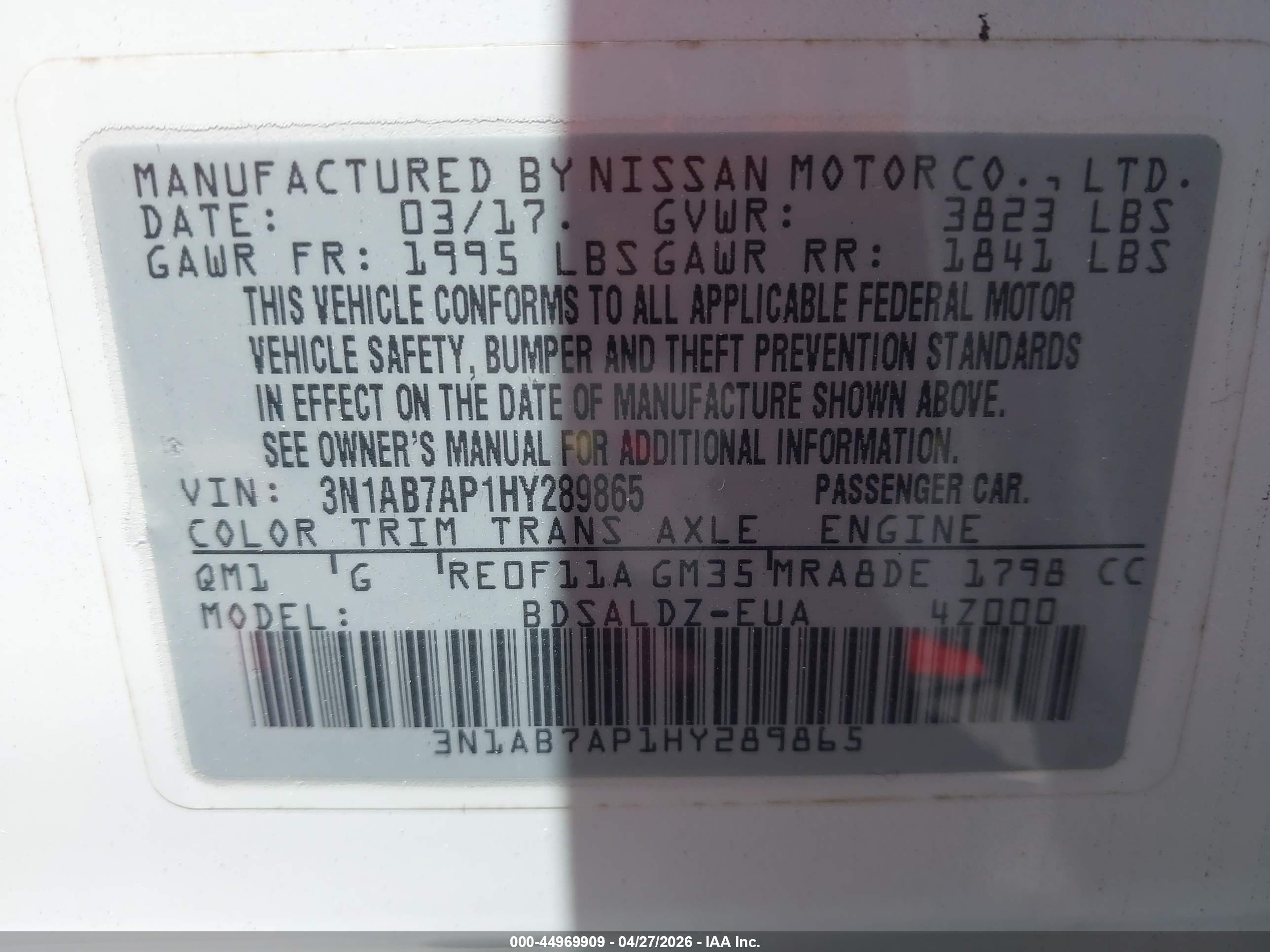 NISSAN SENTRA image 9