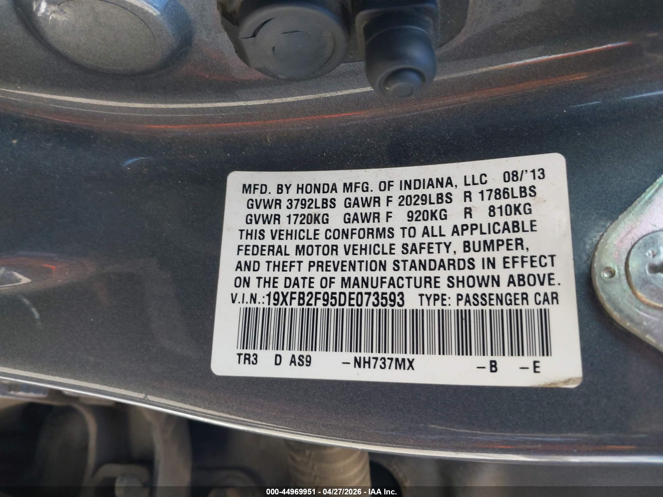 HONDA CIVIC image 9