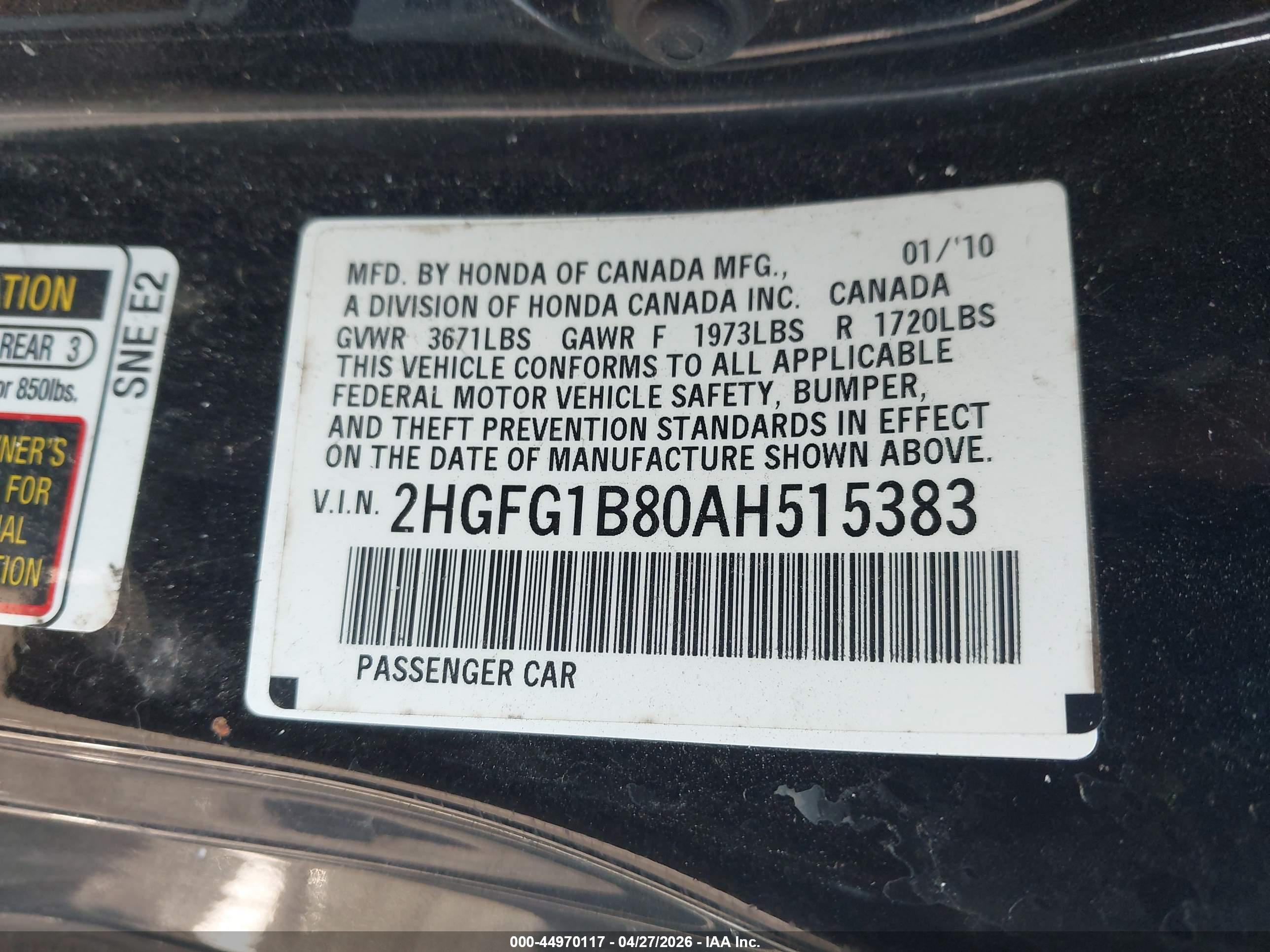 HONDA CIVIC image 9