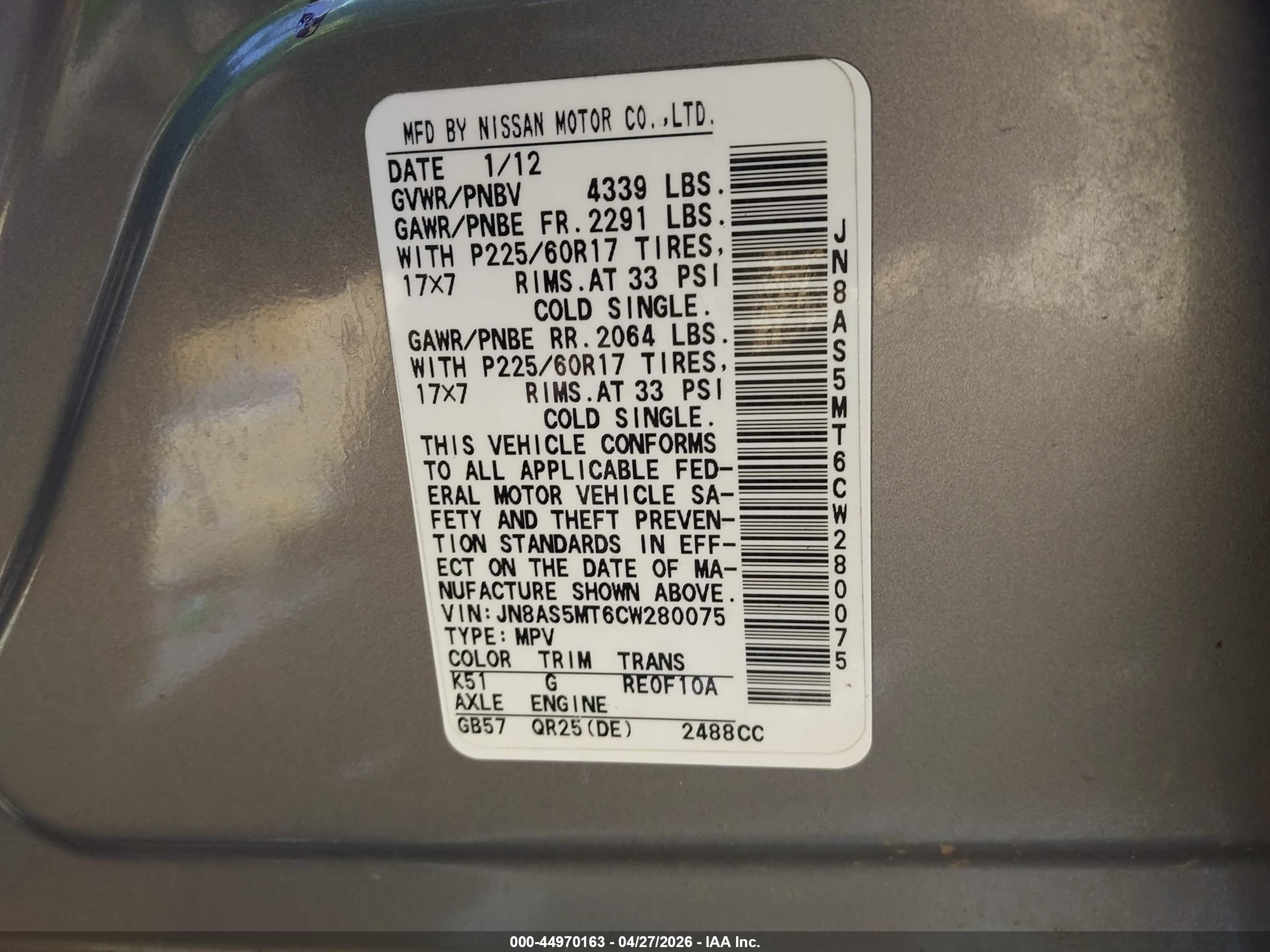 NISSAN ROGUE image 9