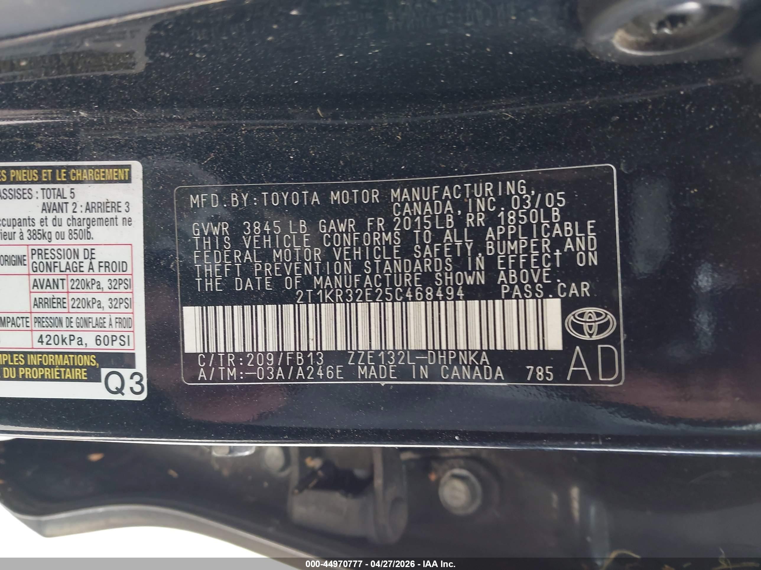 TOYOTA MATRIX image 9