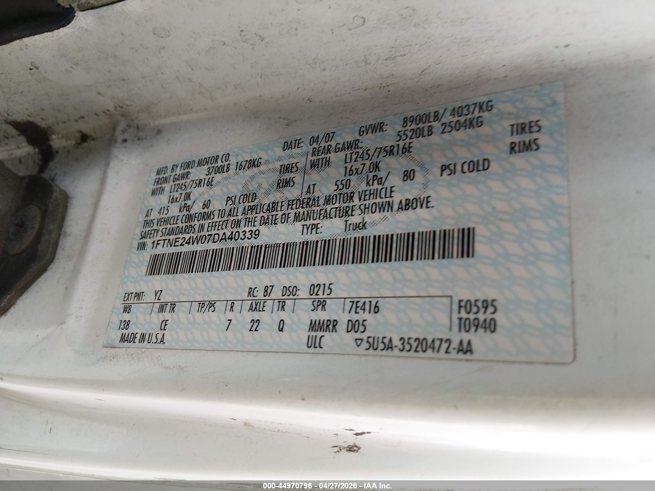 FORD E-250 image 9
