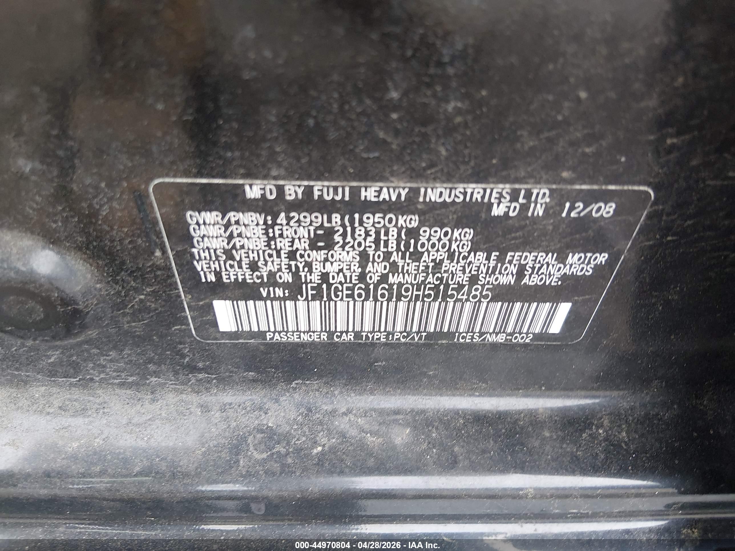 SUBARU IMPREZA image 9