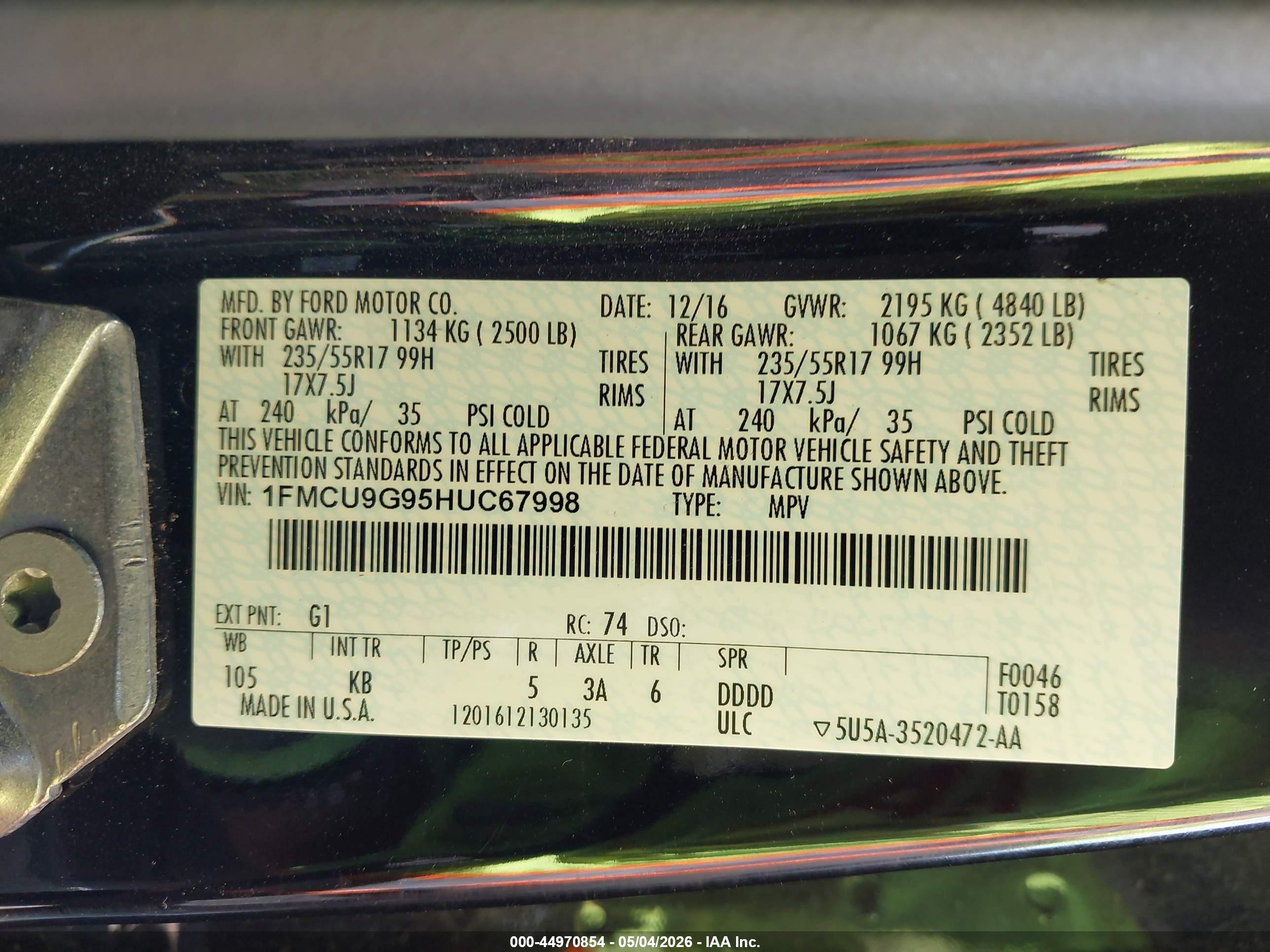 FORD ESCAPE image 9