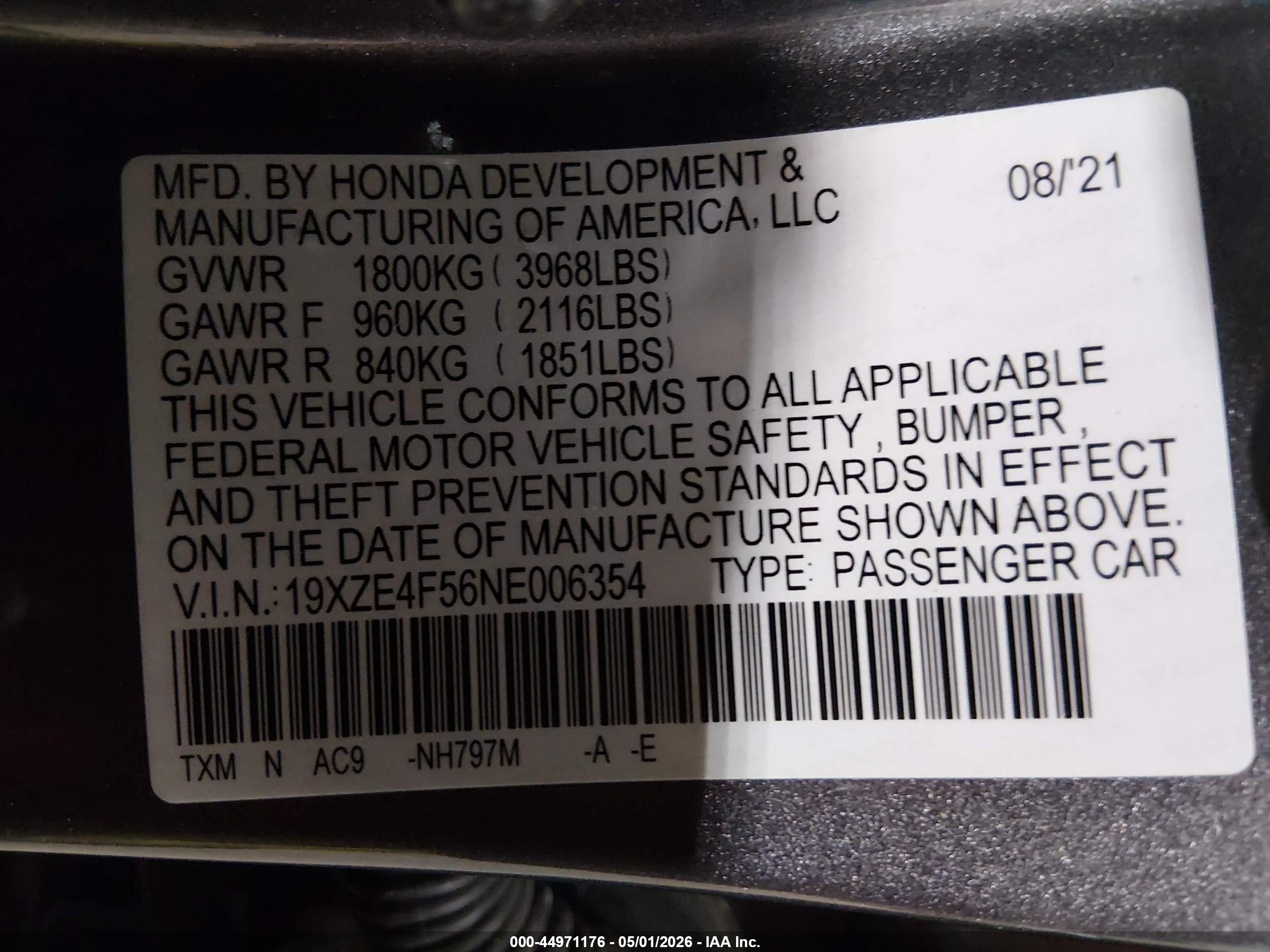 HONDA INSIGHT image 9