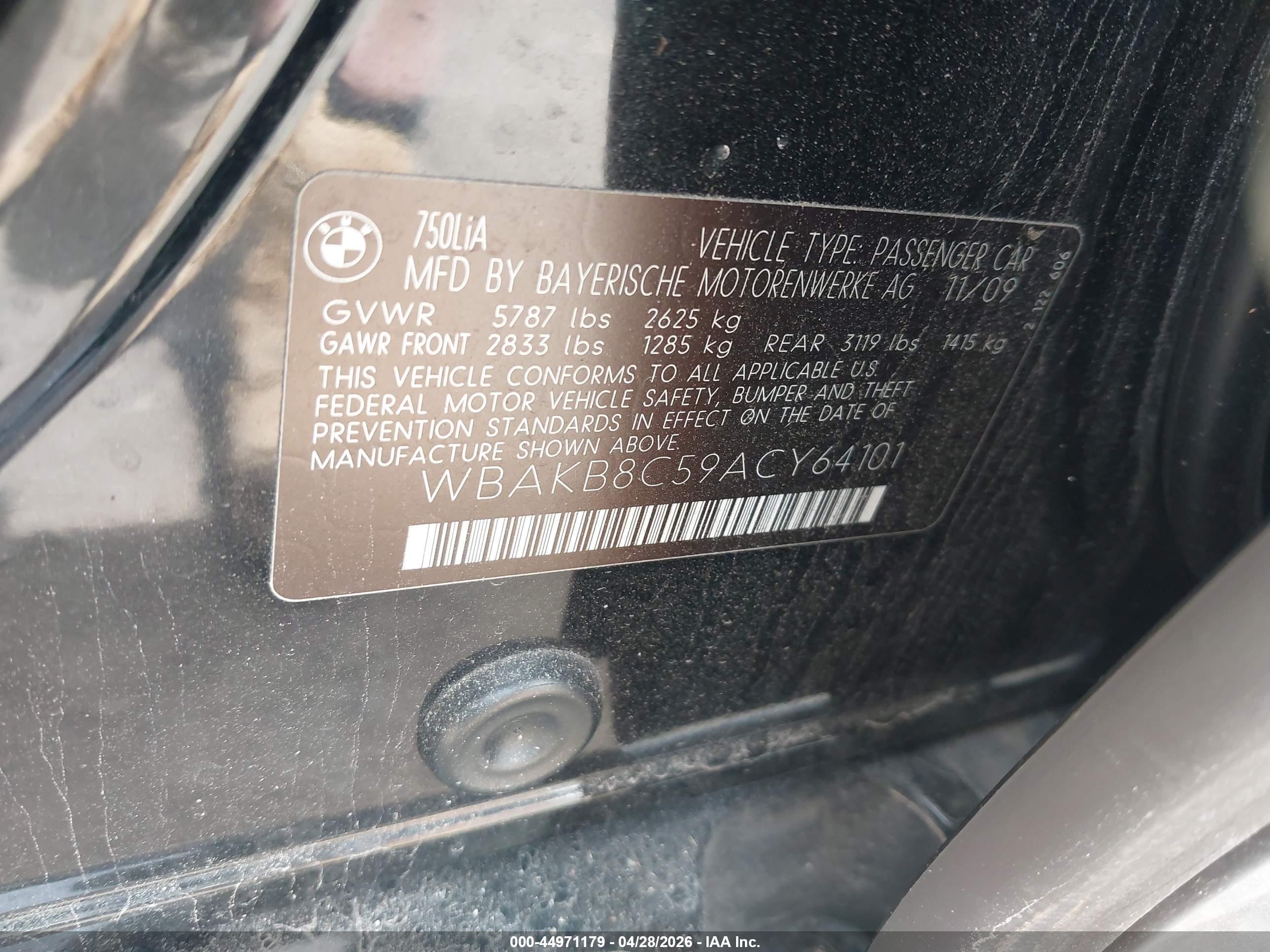 BMW 750LI image 9