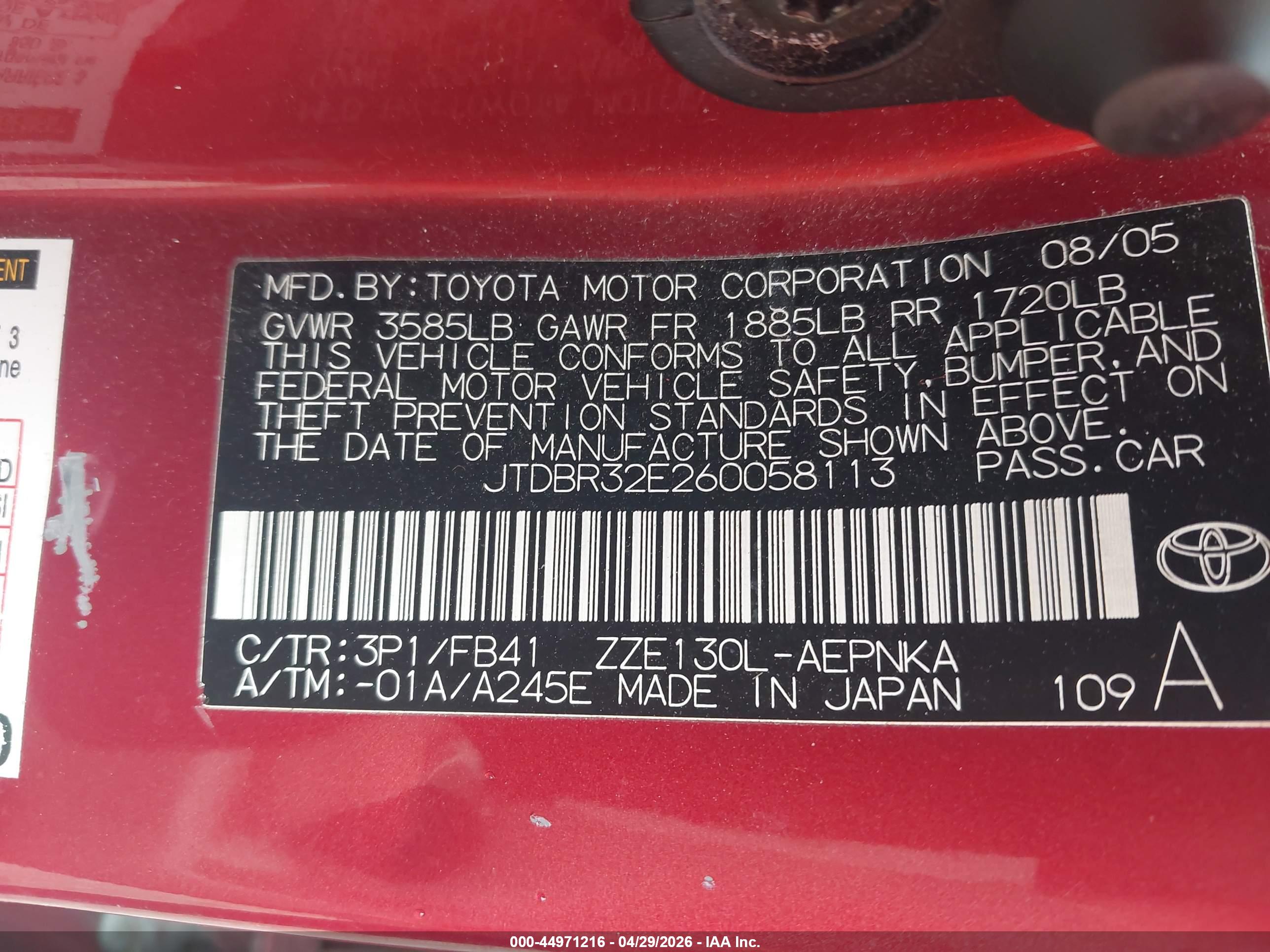 TOYOTA COROLLA image 9