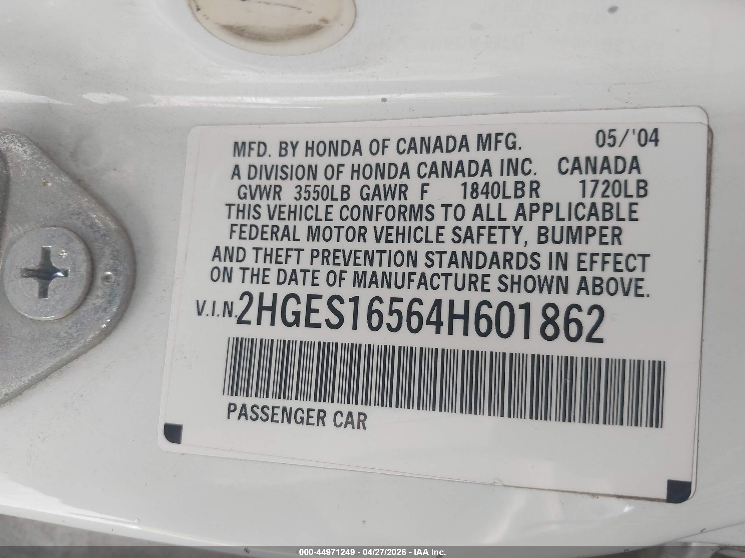 HONDA CIVIC image 9