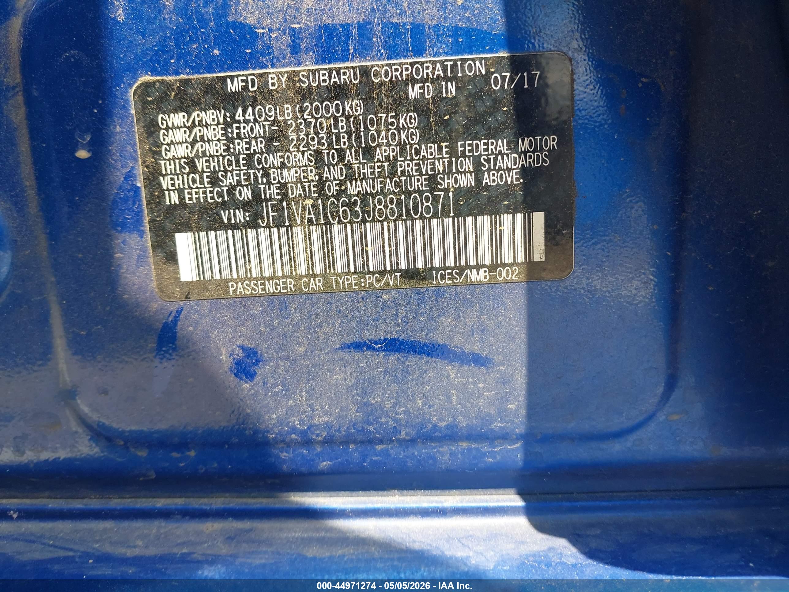 SUBARU WRX image 9