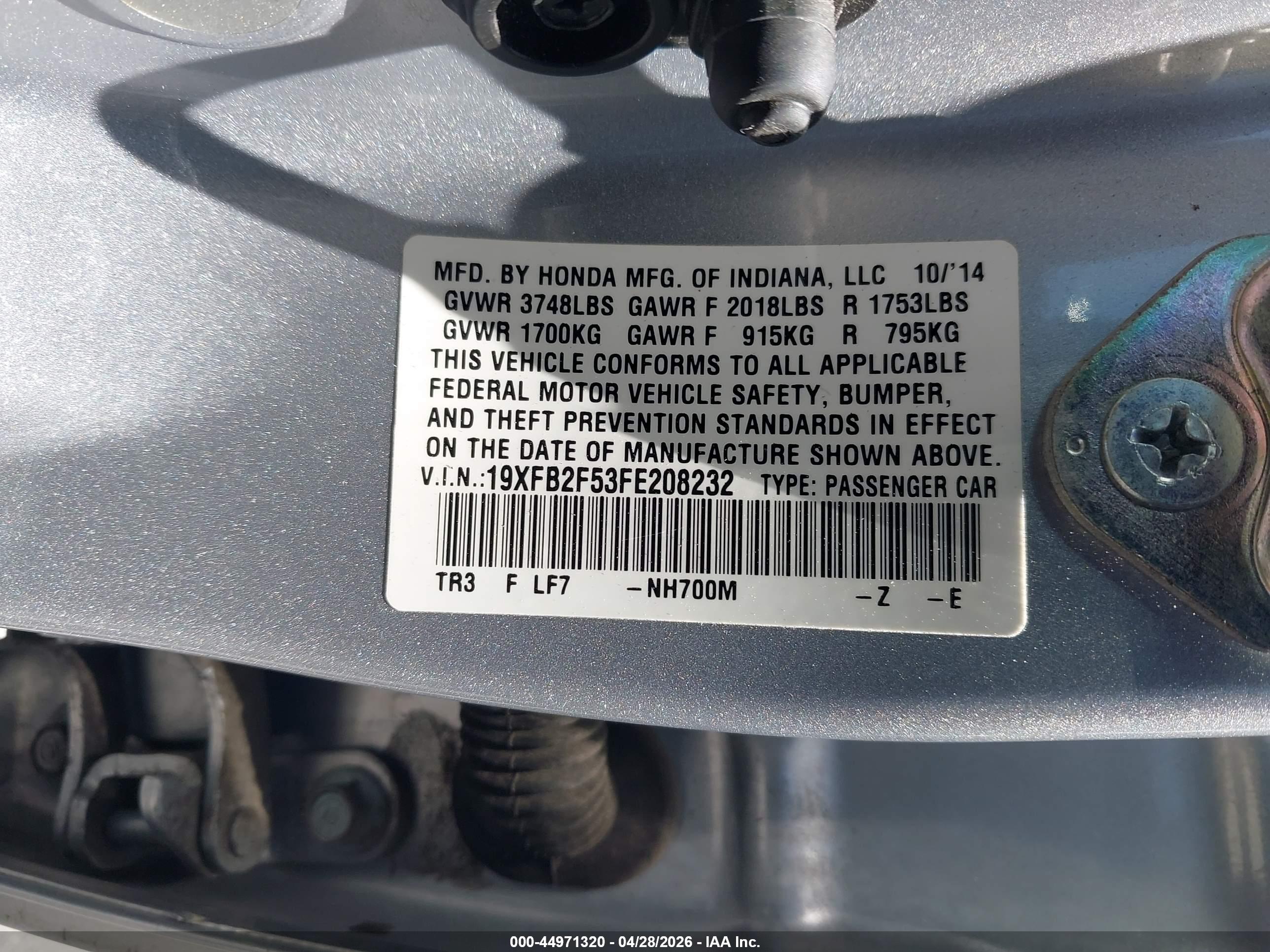 HONDA CIVIC image 9