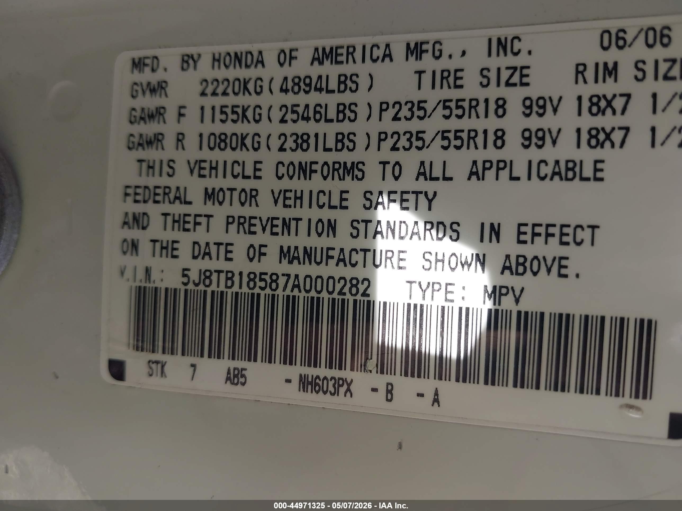 ACURA RDX image 9