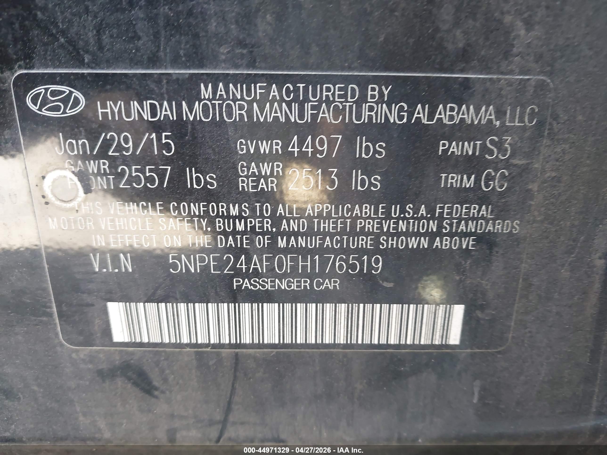 HYUNDAI SONATA image 9